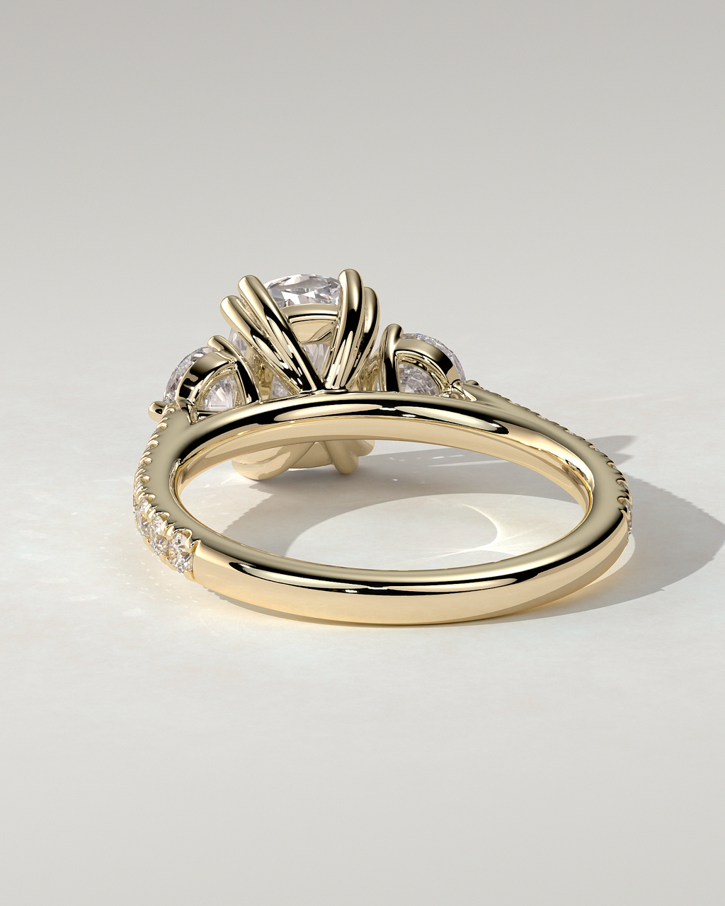 Meghan Trilogy Cushion Ring