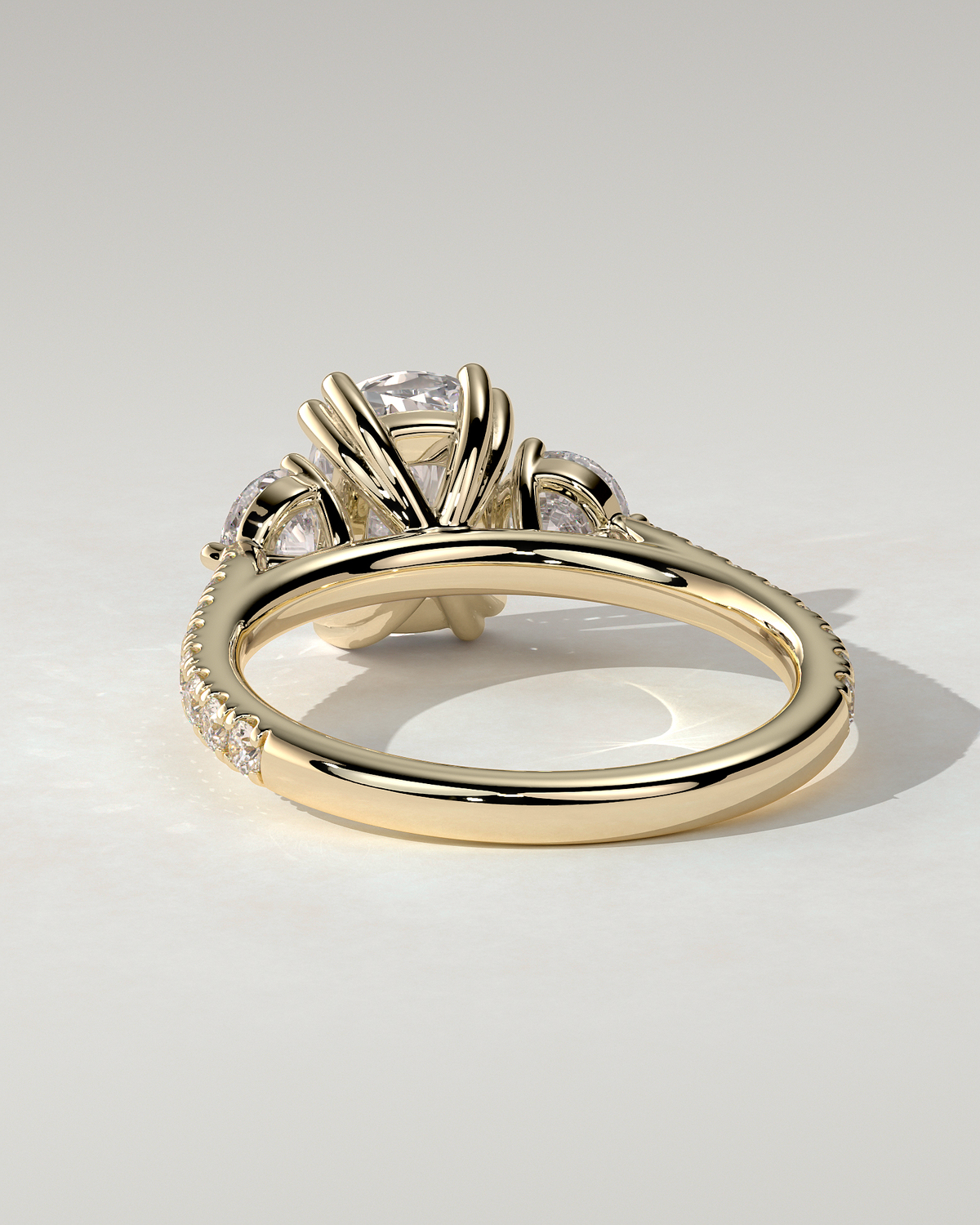 Meghan Trilogy Cushion Ring