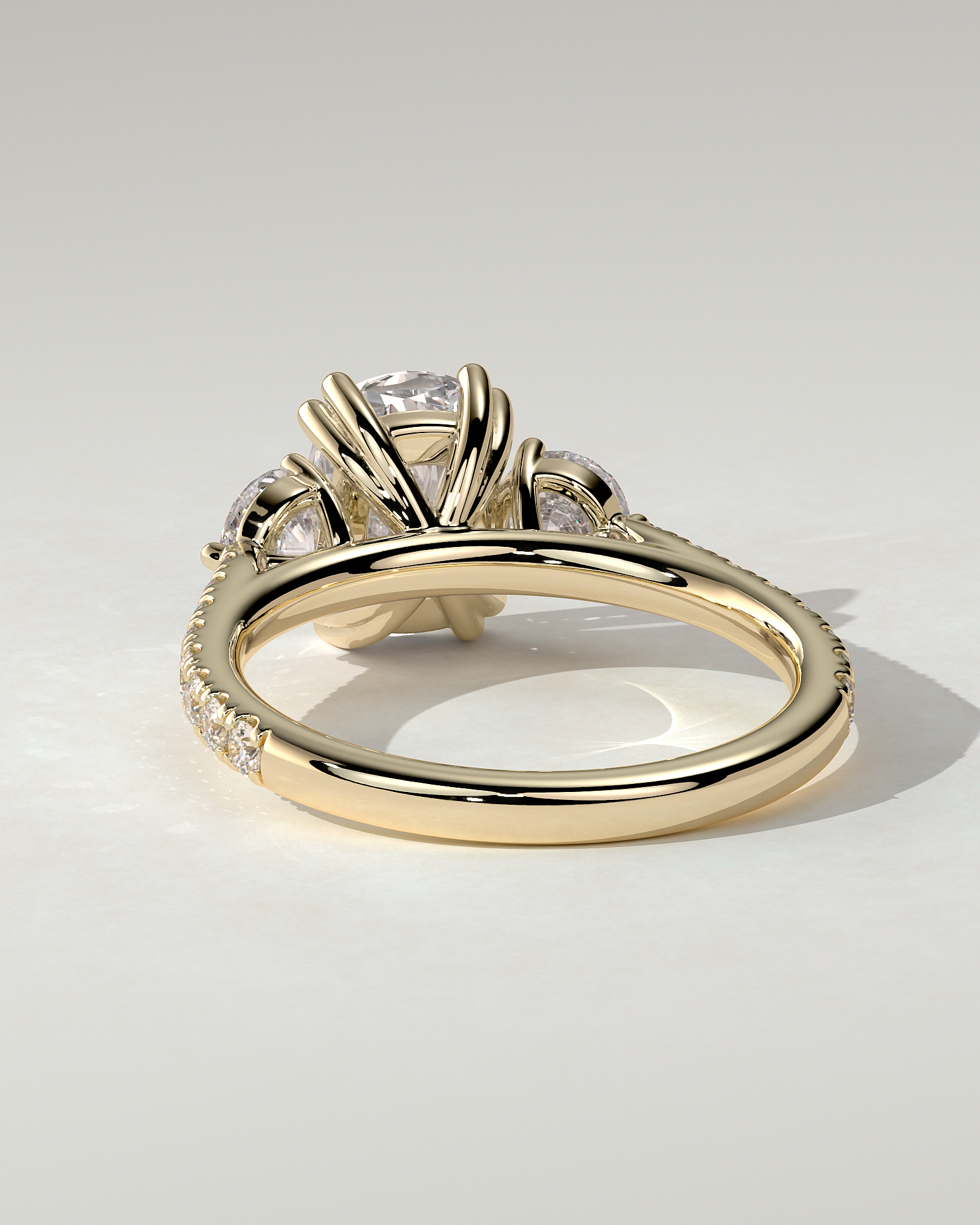 Meghan Trilogy Cushion Ring