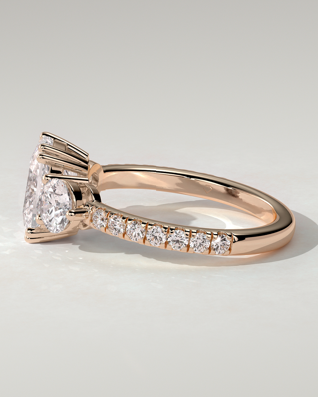 Meghan Trilogy Cushion Ring