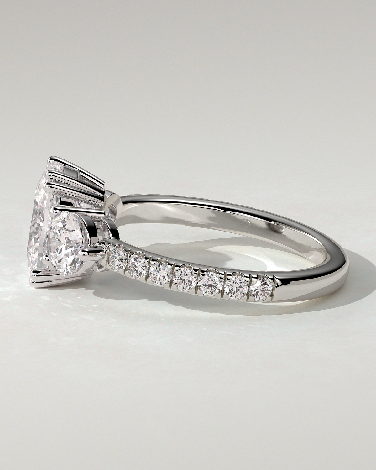 Meghan Trilogy Cushion Ring