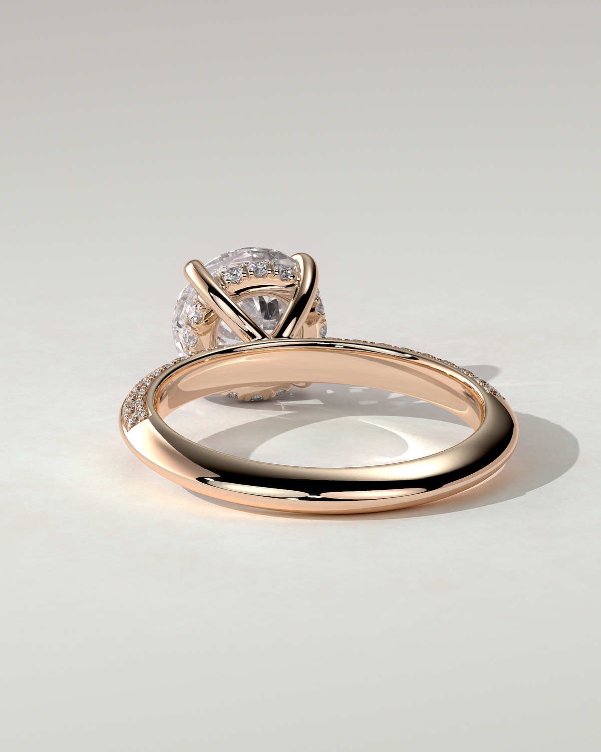 Melinda Solitaire Round Ring