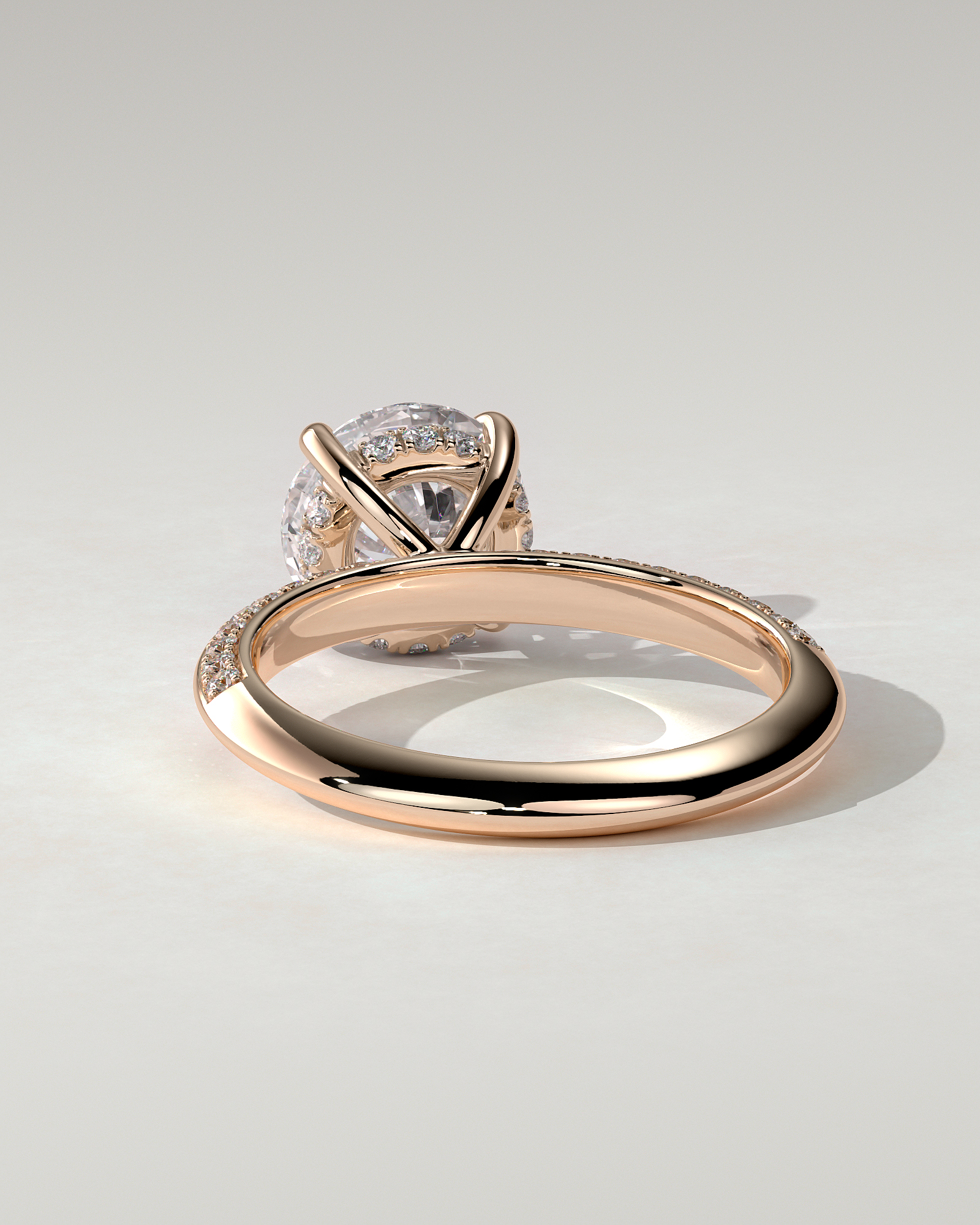 Melinda Solitaire Round Ring