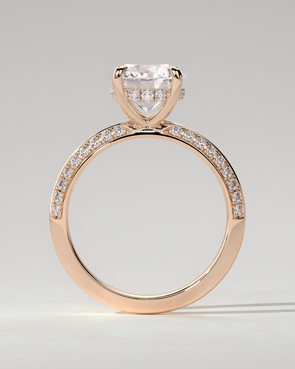 Melinda Solitaire Round Ring