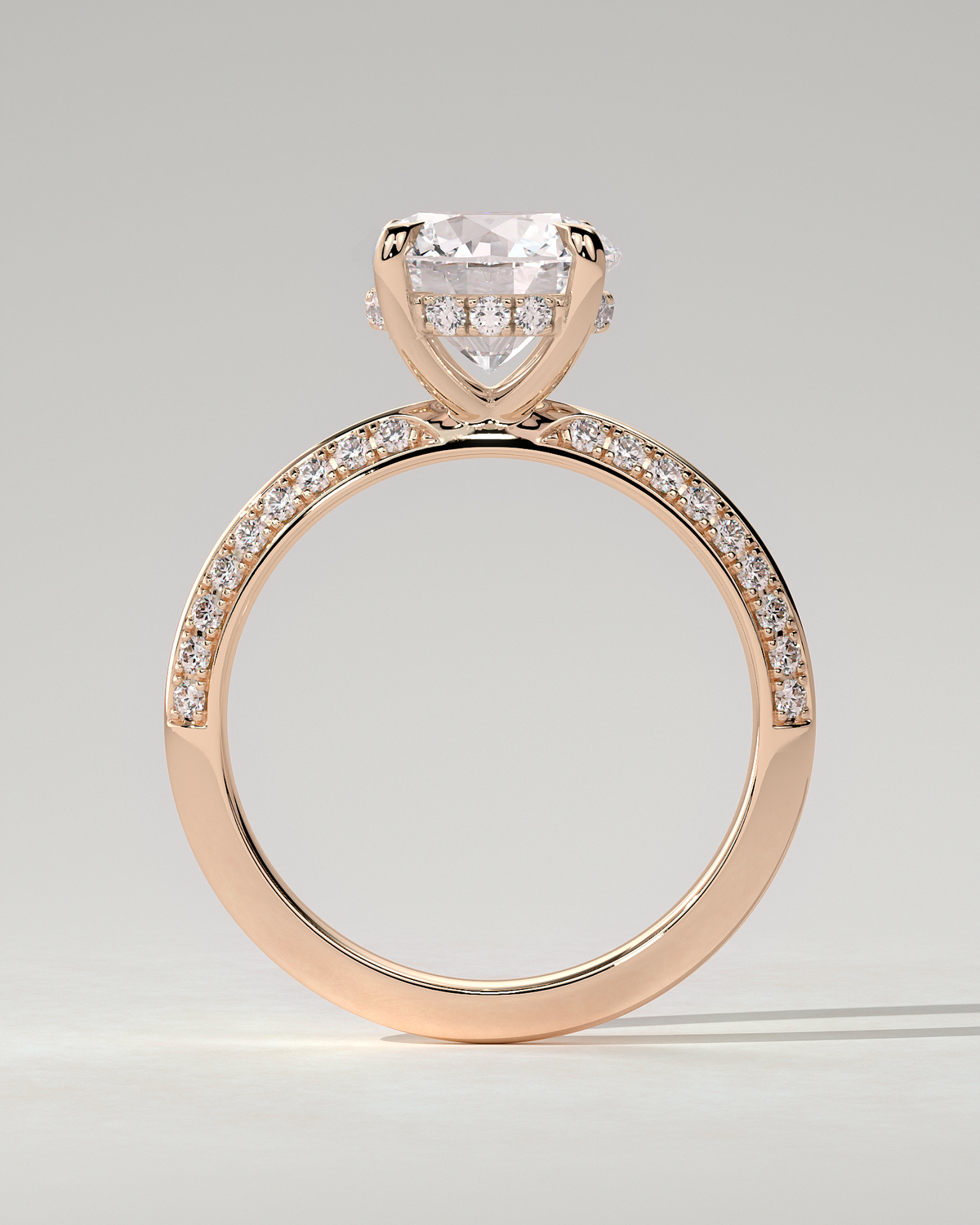 Melinda Solitaire Round Ring