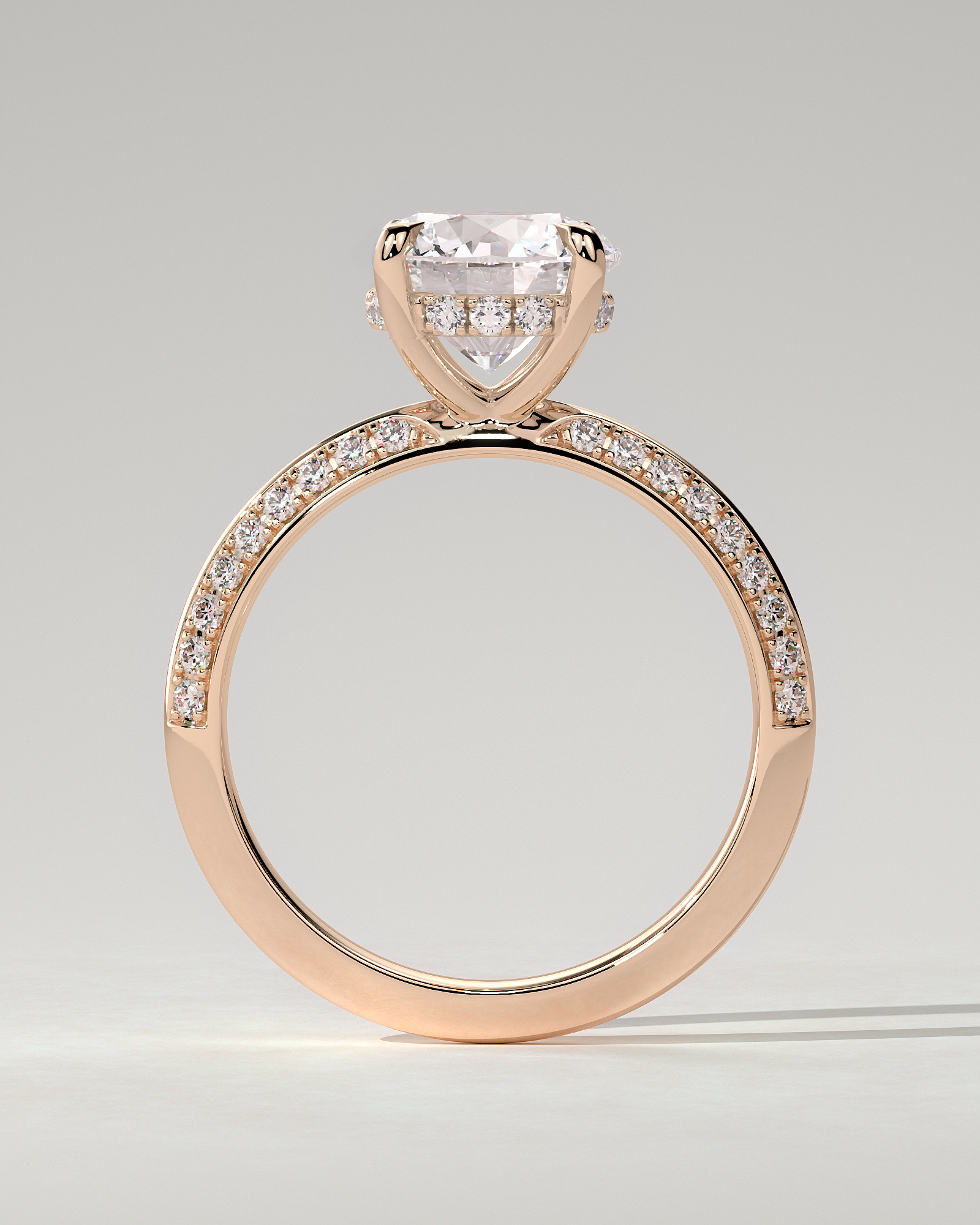 Melinda Solitaire Round Ring