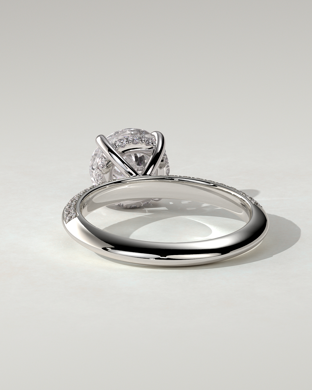 Melinda Solitaire Round Ring