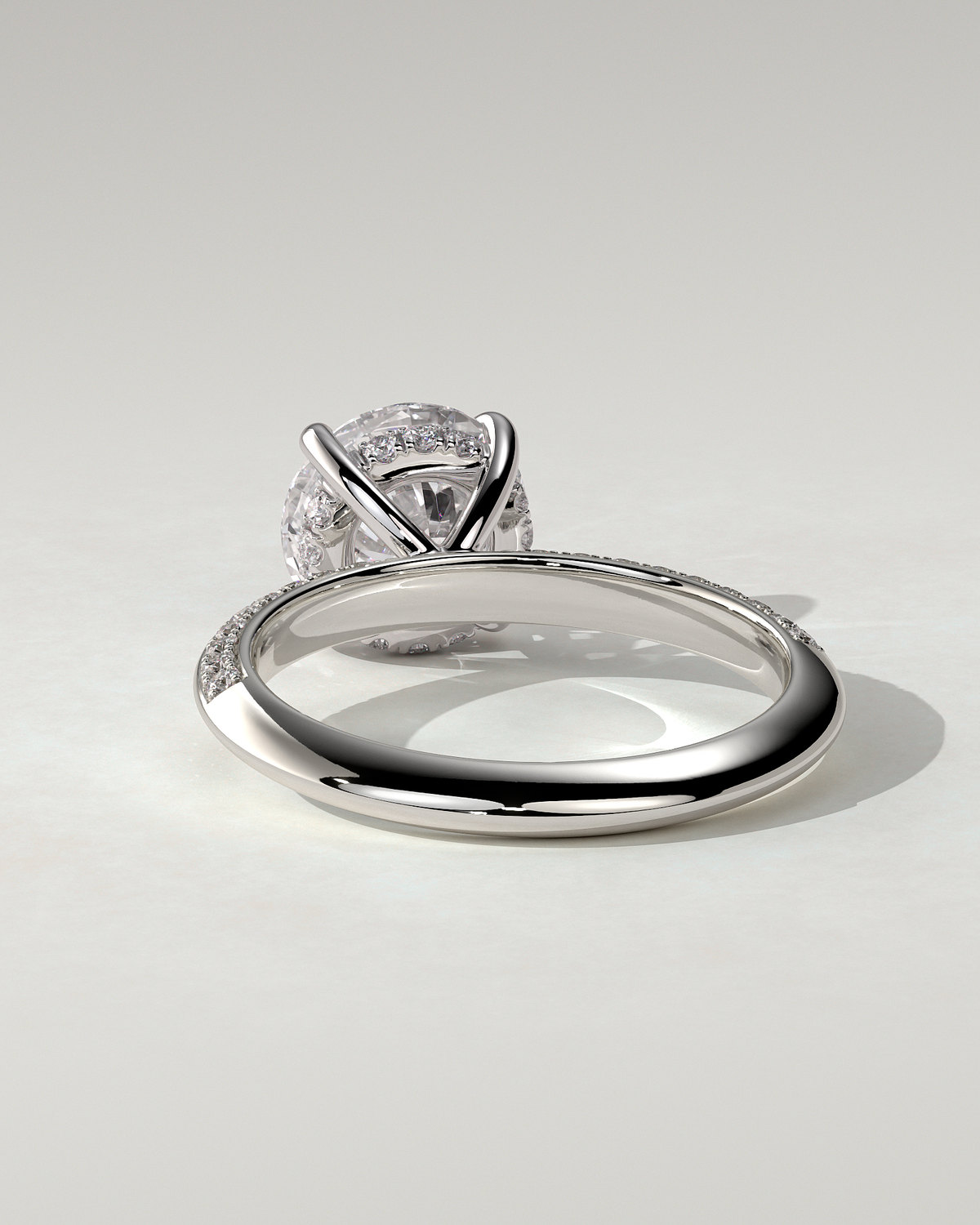 Melinda Solitaire Round Ring