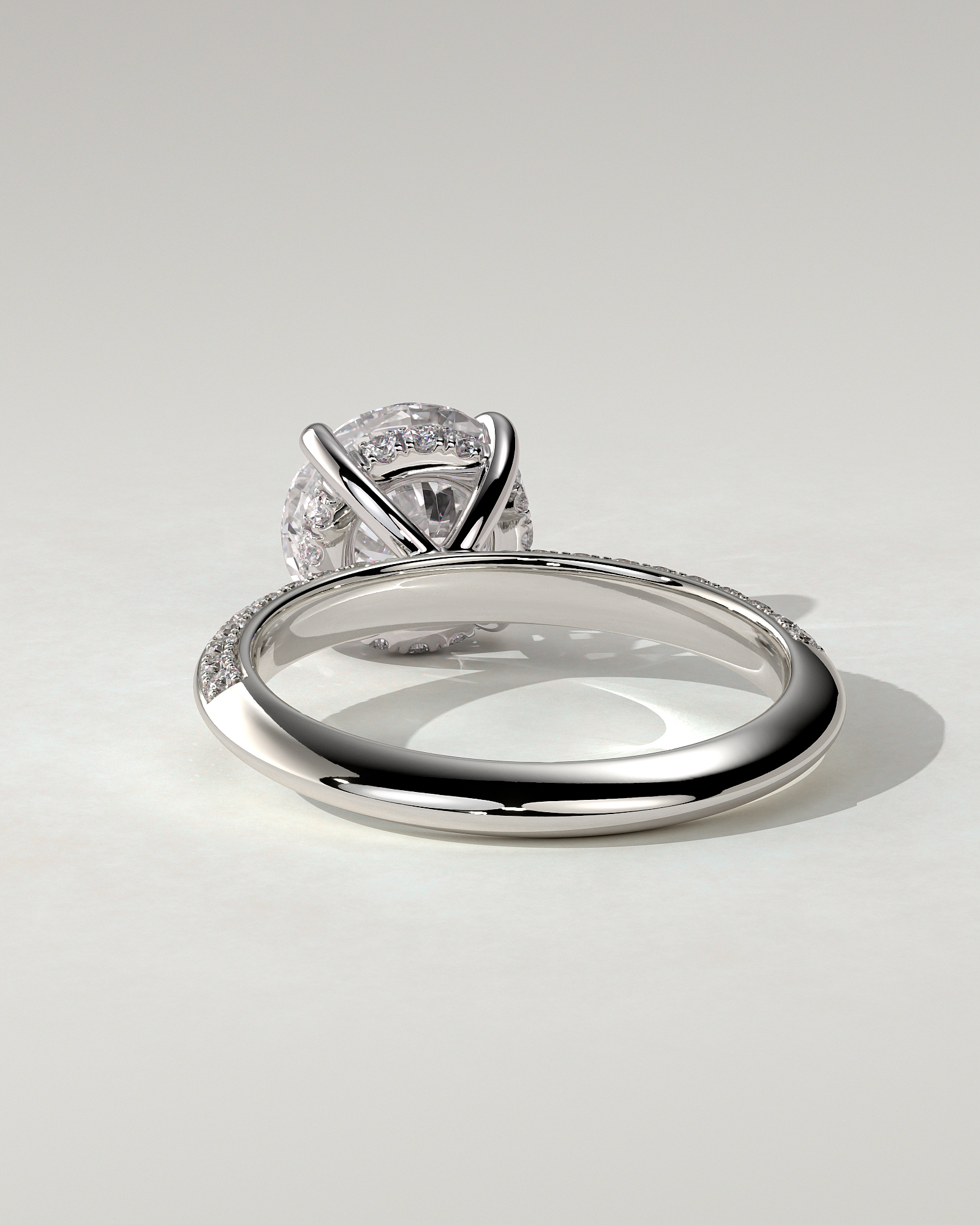 Melinda Solitaire Round Ring