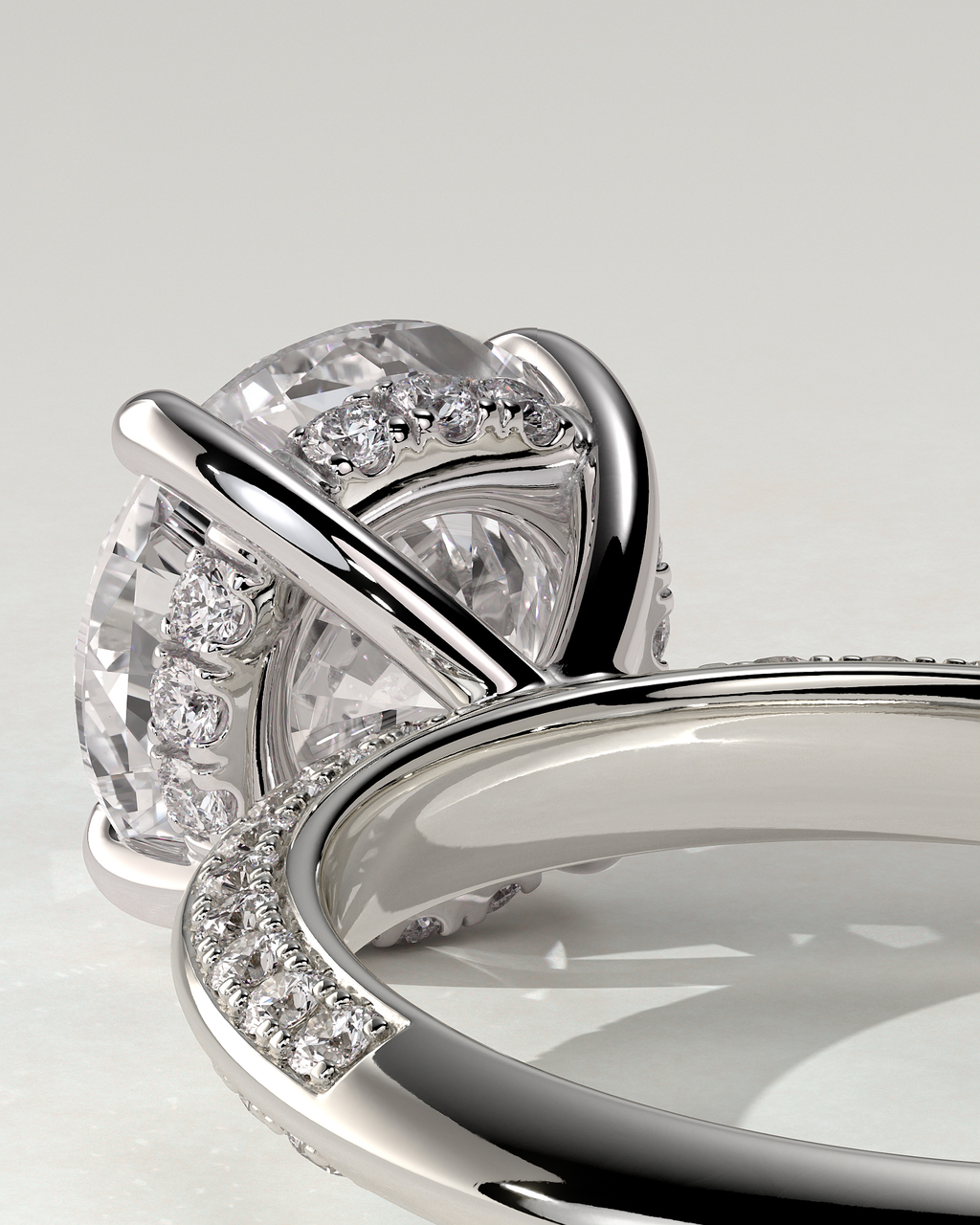 Melinda Solitaire Round Ring