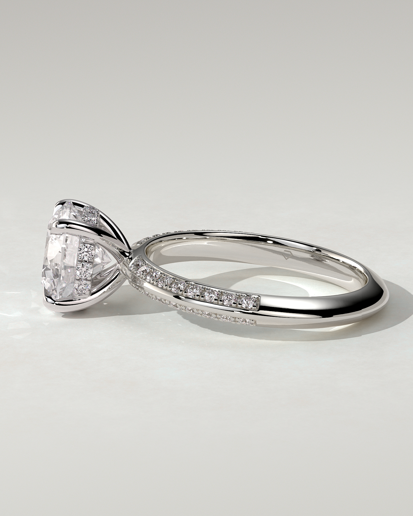 Melinda Solitaire Round Ring