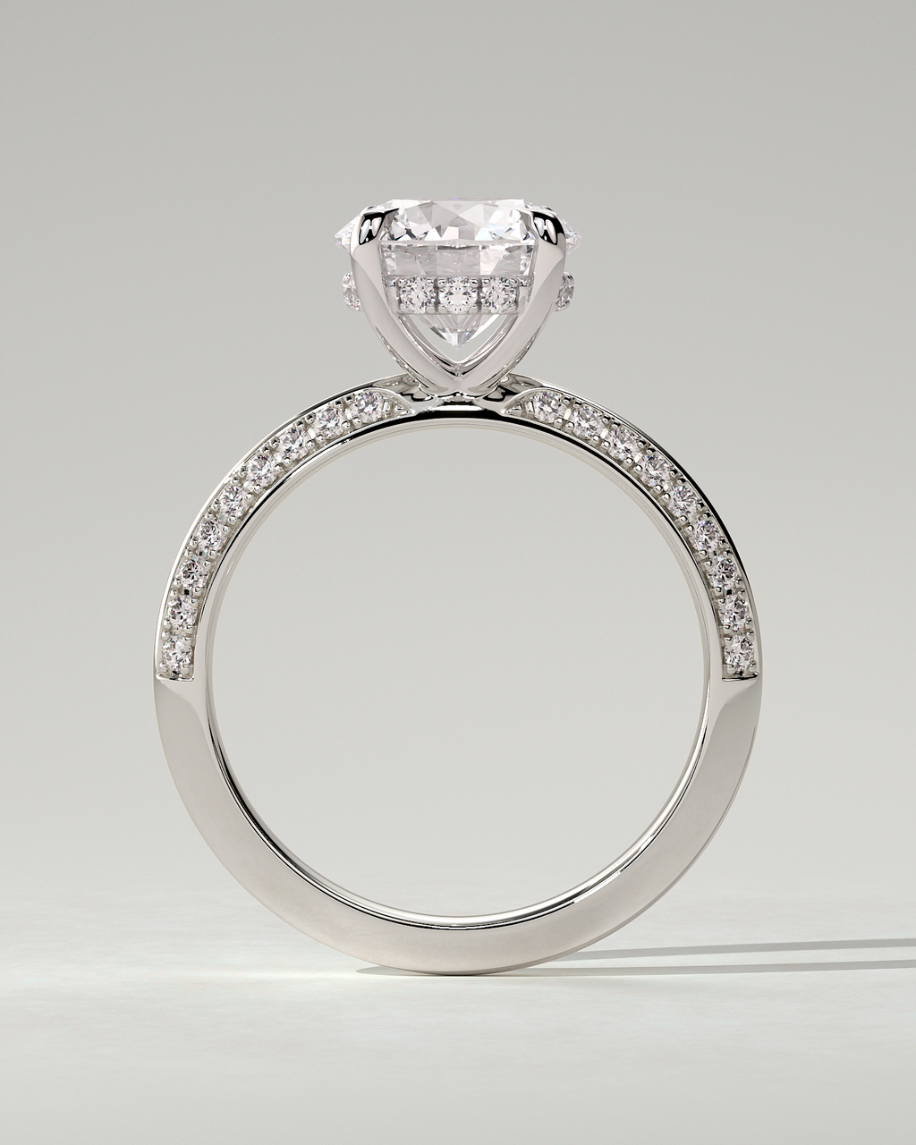 Melinda Solitaire Round Ring