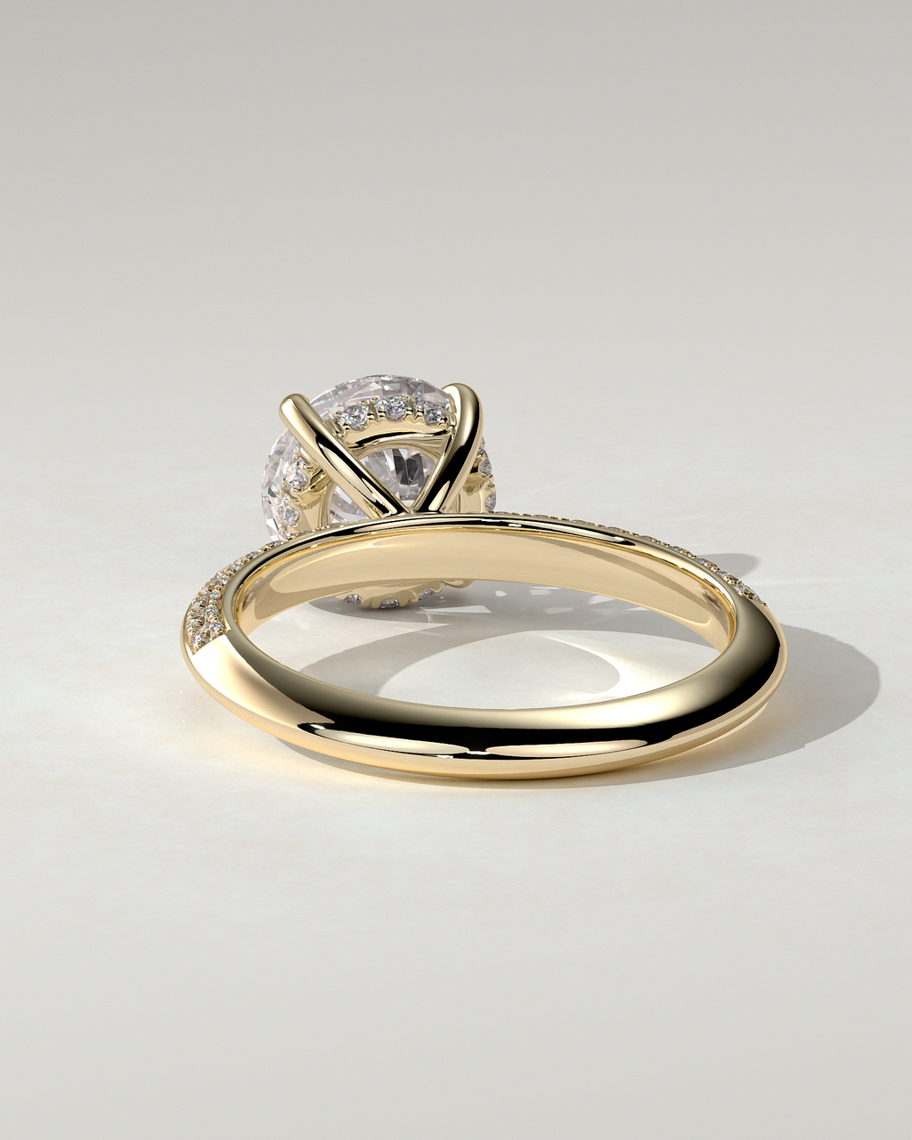 Melinda Solitaire Round Ring