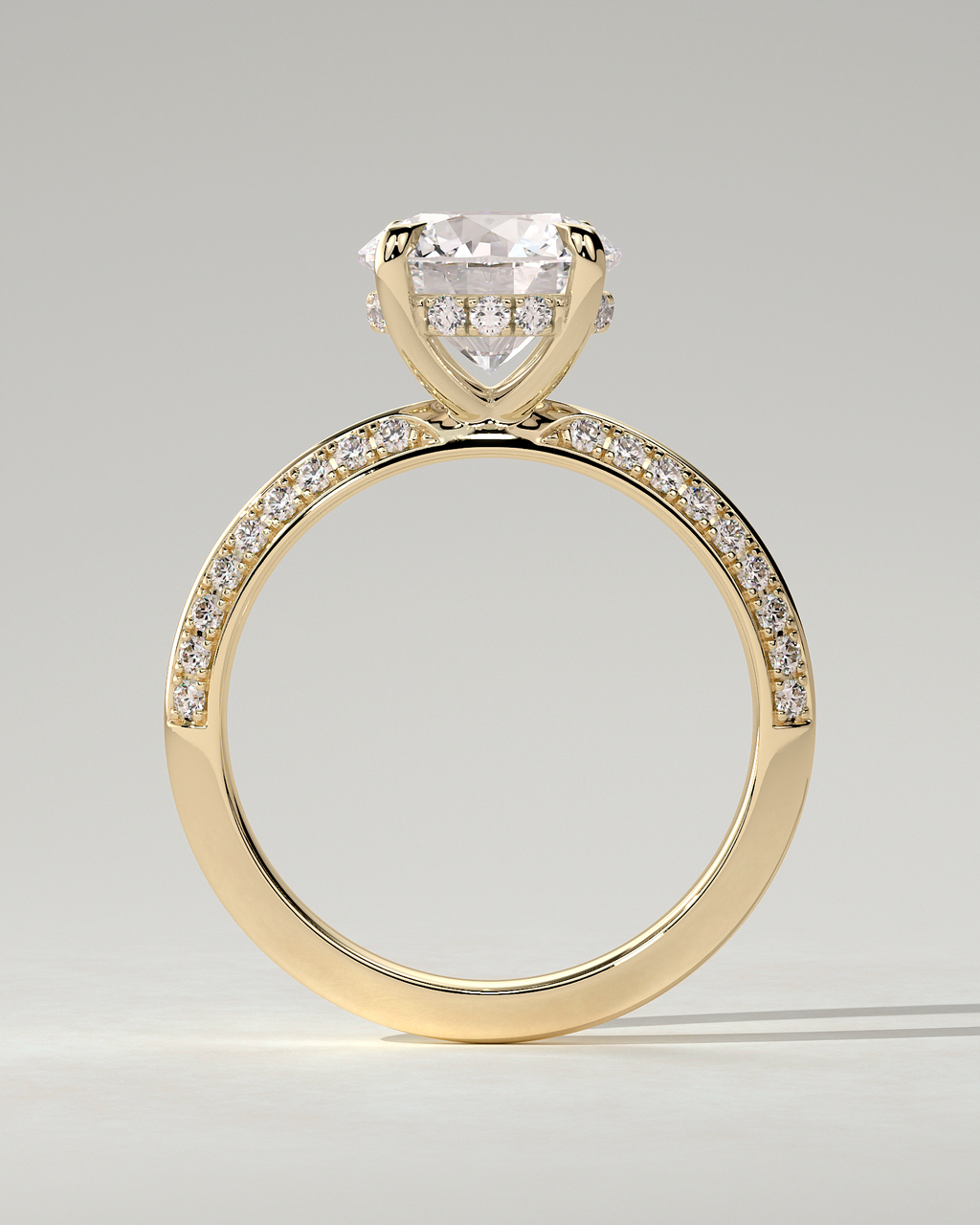 Melinda Solitaire Round Ring