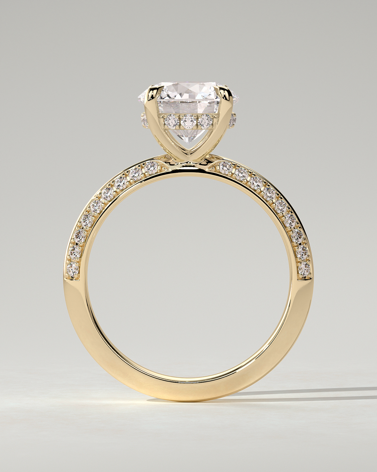 Melinda Solitaire Round Ring