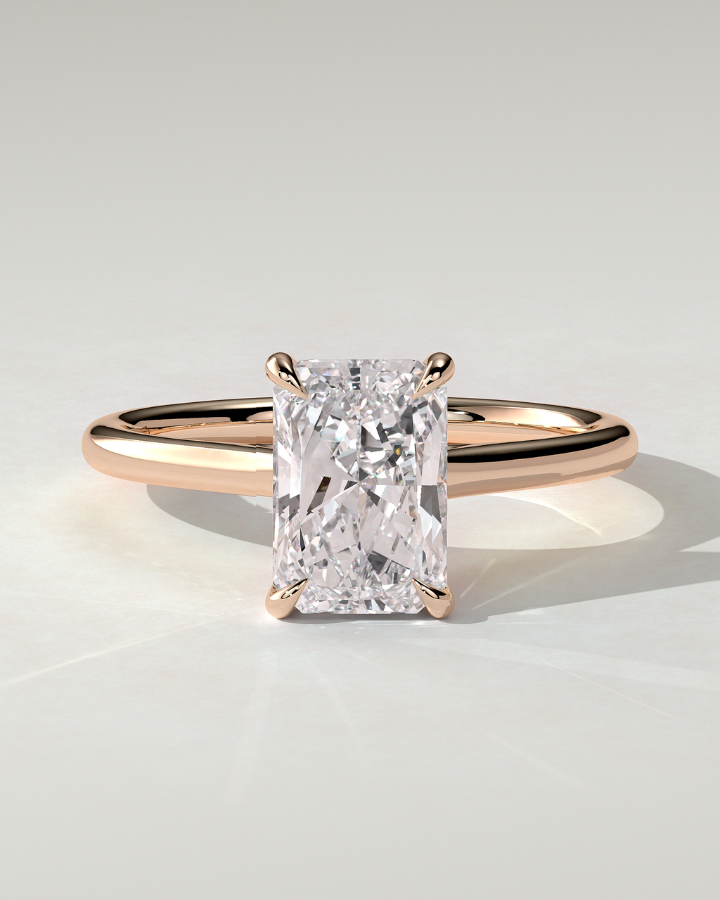 Melody Solitaire Radiant Ring