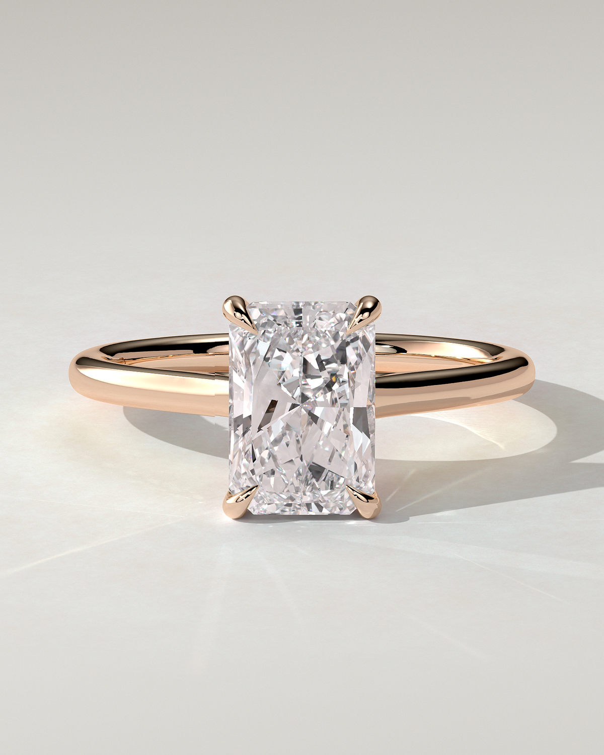 Melody Solitaire Radiant Ring