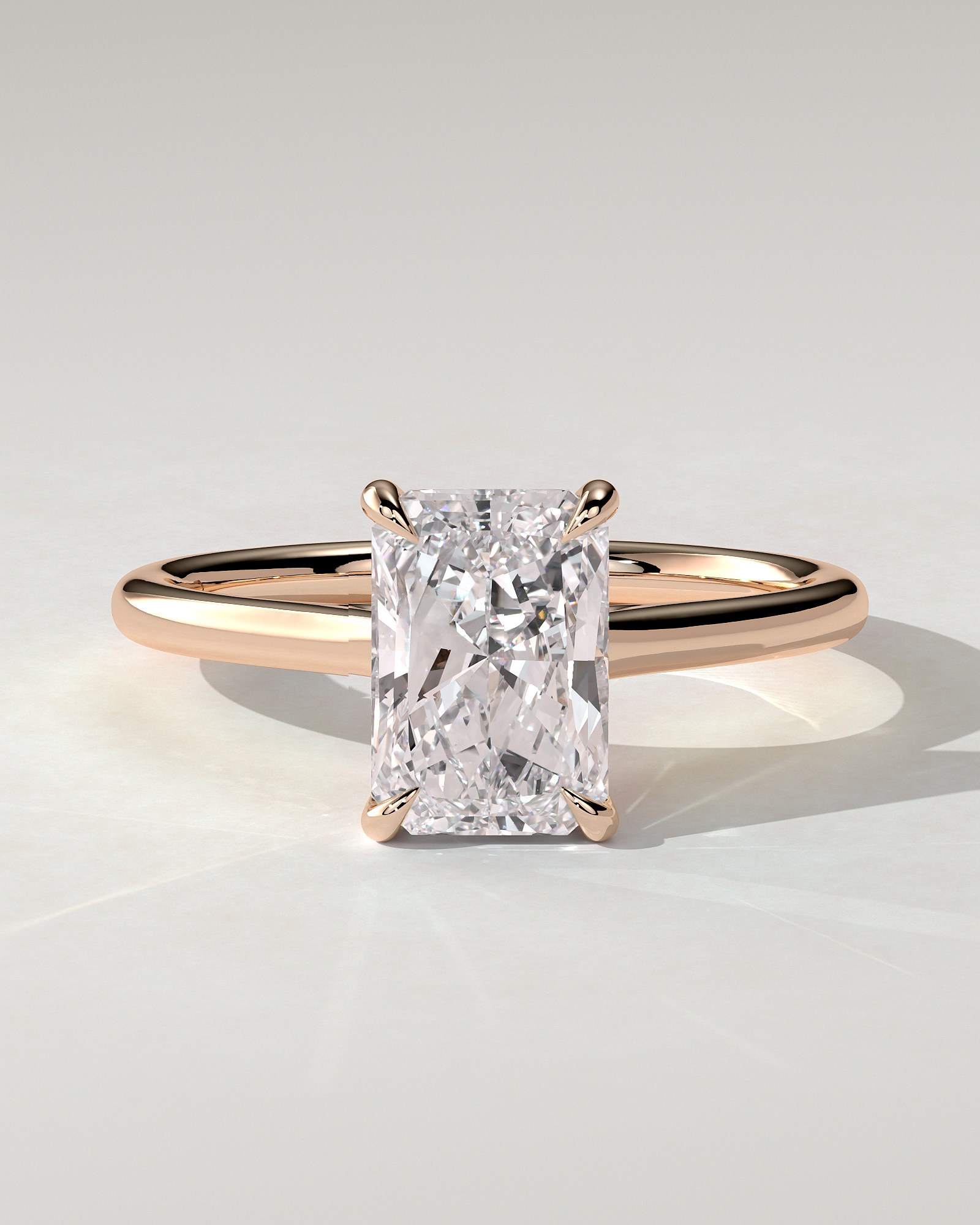 Melody Solitaire Radiant Ring