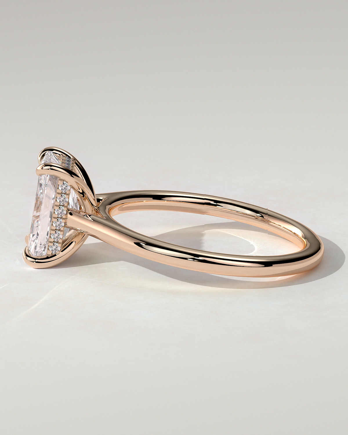 Melody Solitaire Radiant Ring