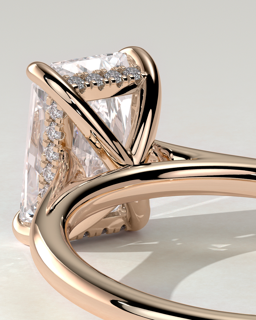 Melody Solitaire Radiant Ring