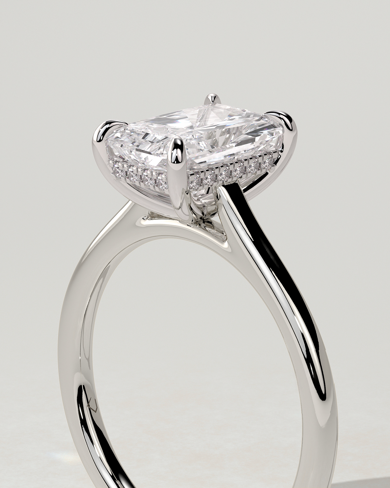 Melody Solitaire Radiant Ring