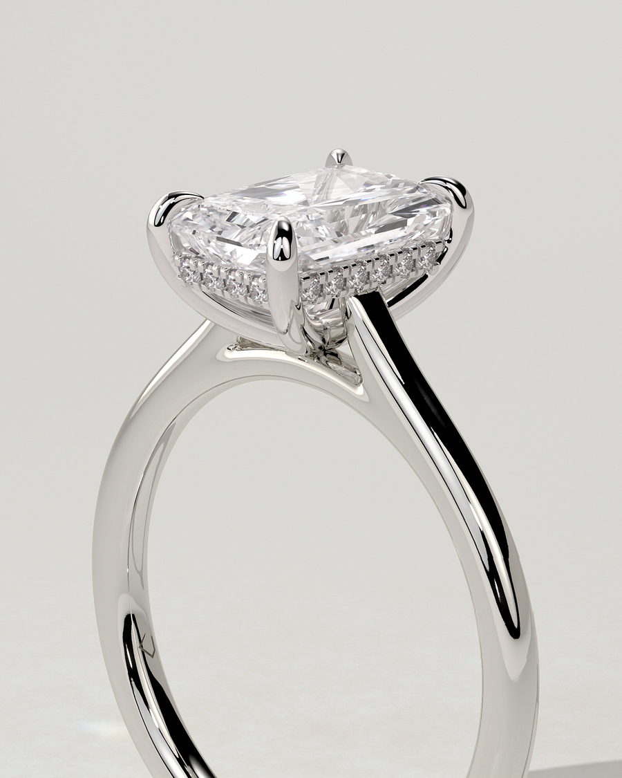 Melody Solitaire Radiant Ring