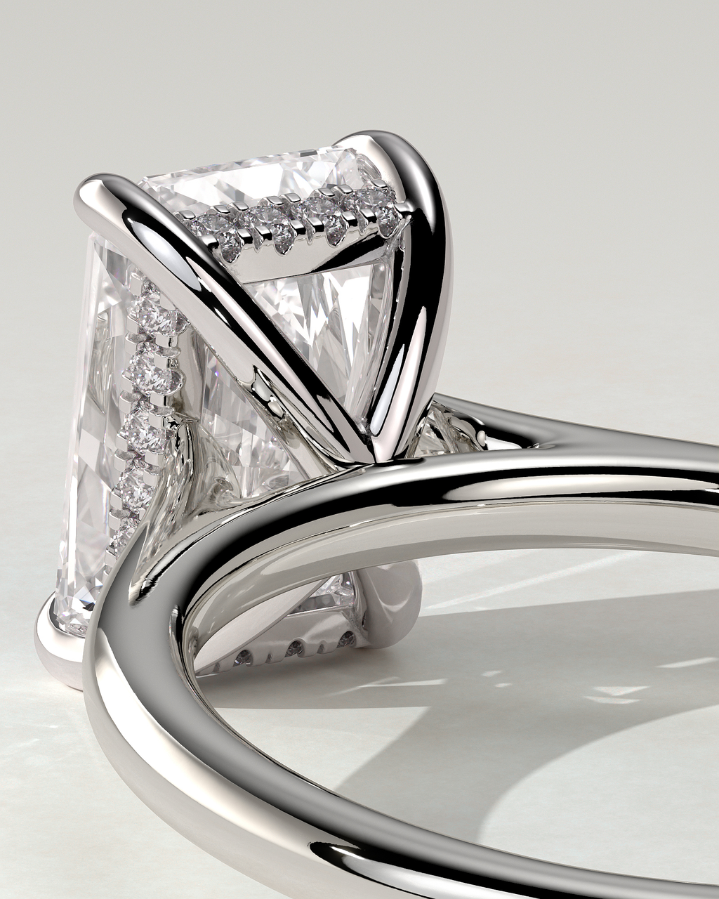Melody Solitaire Radiant Ring