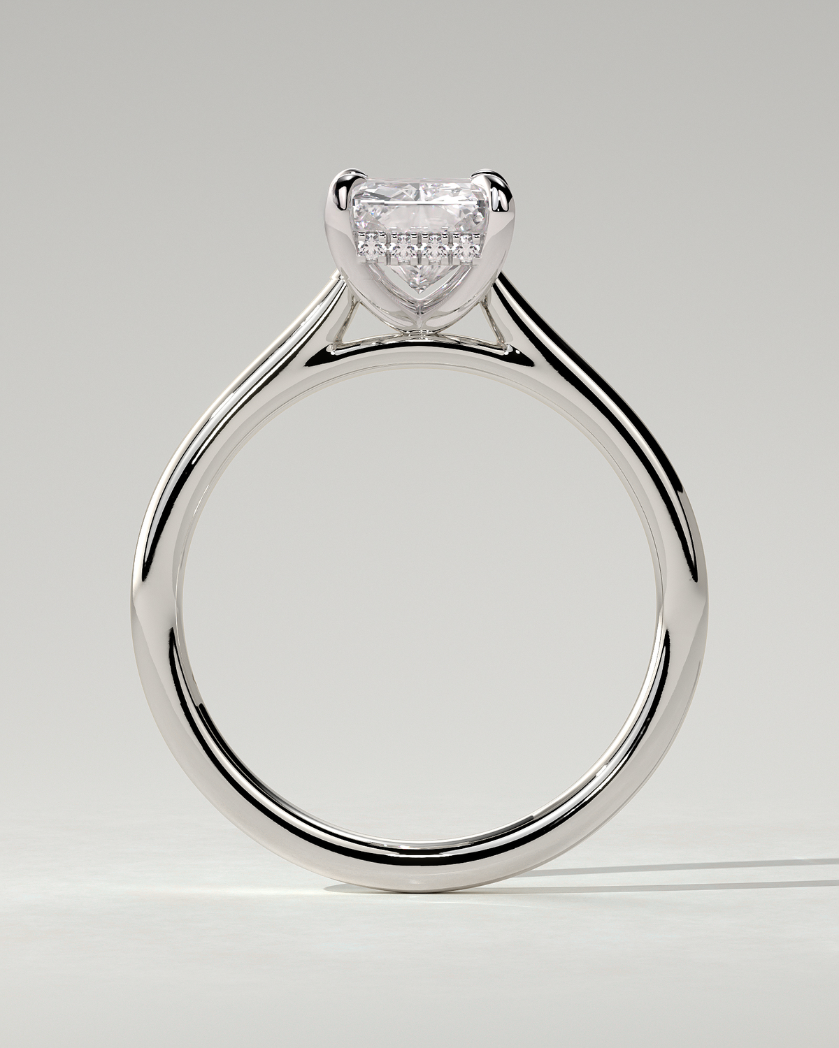 Melody Solitaire Radiant Ring