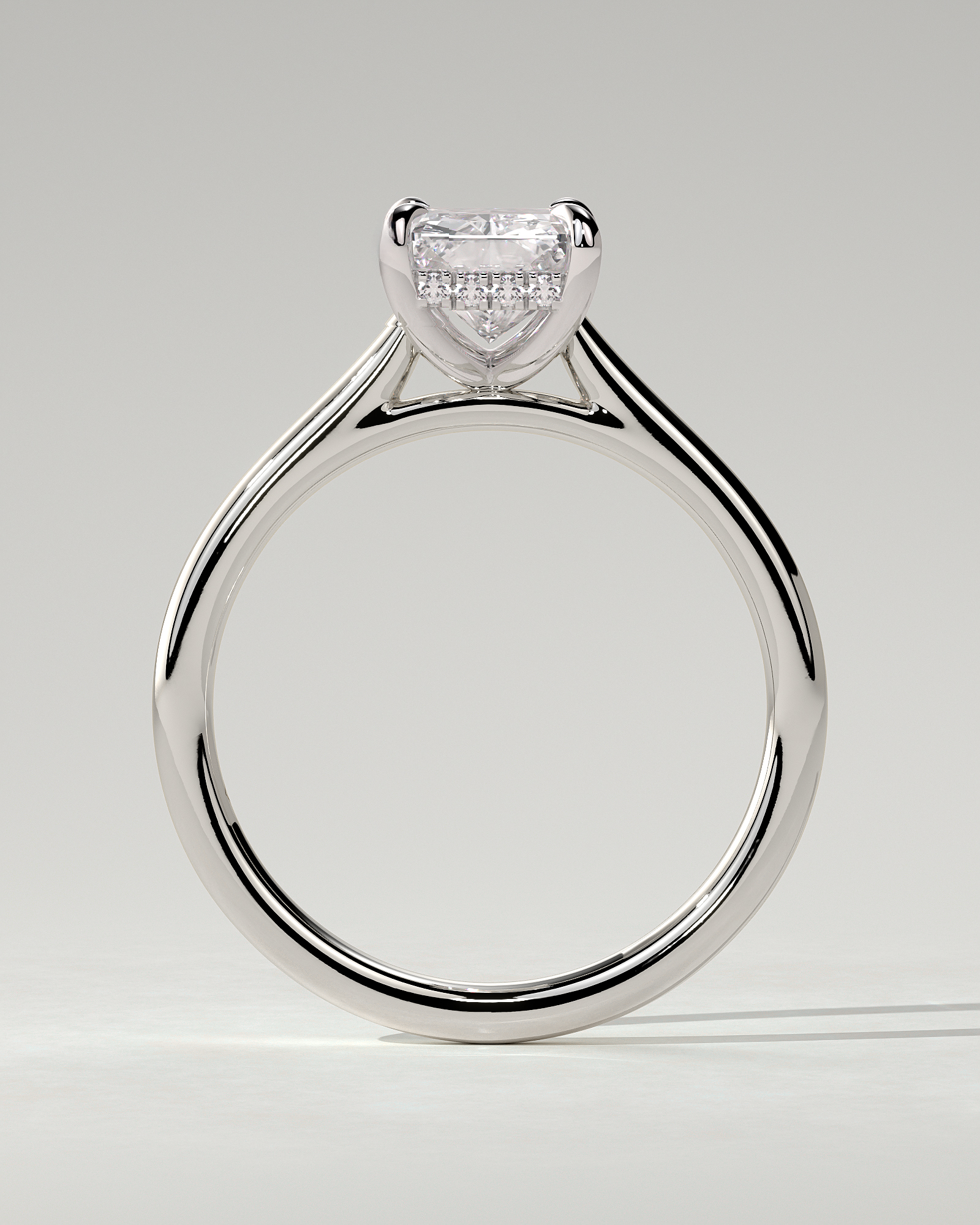 Melody Solitaire Radiant Ring