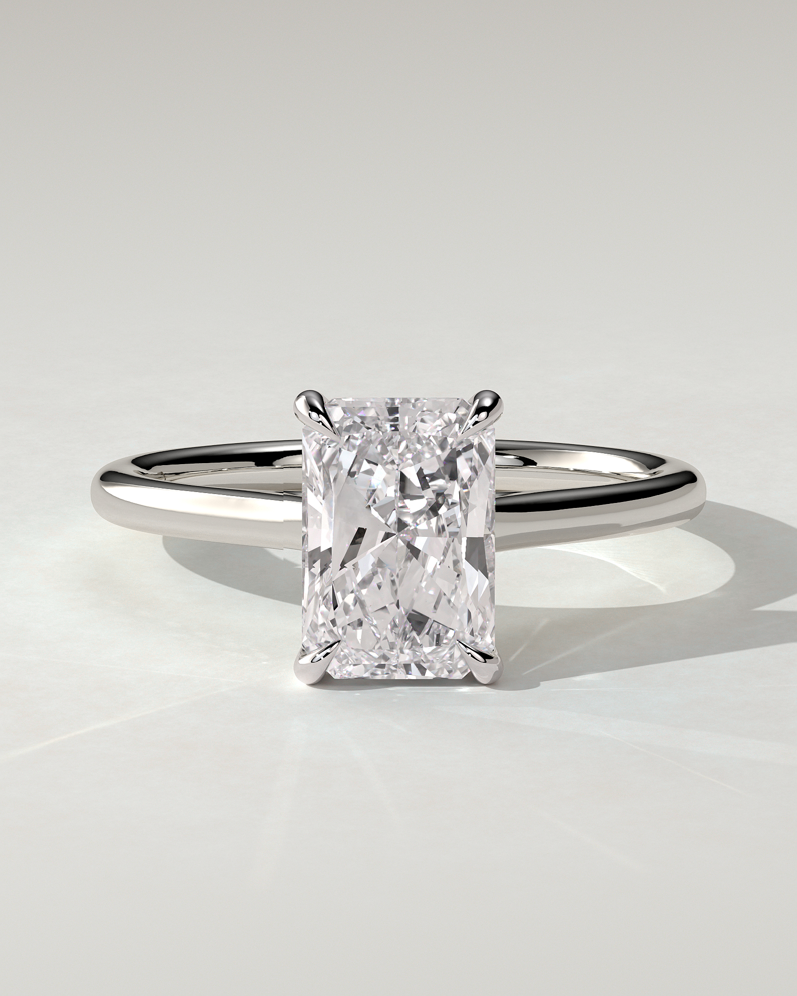 Melody Solitaire Radiant Ring