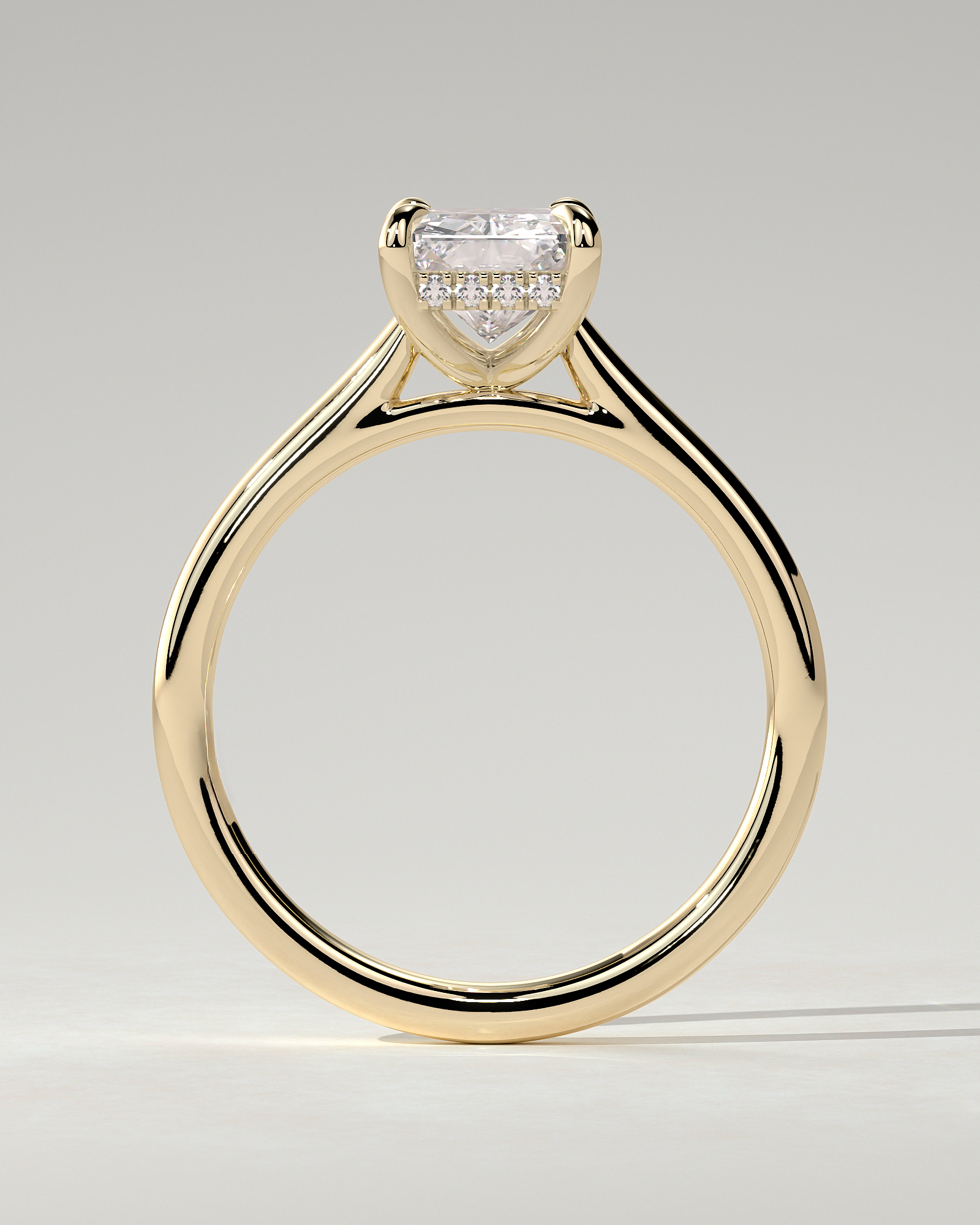 Melody Solitaire Radiant Ring