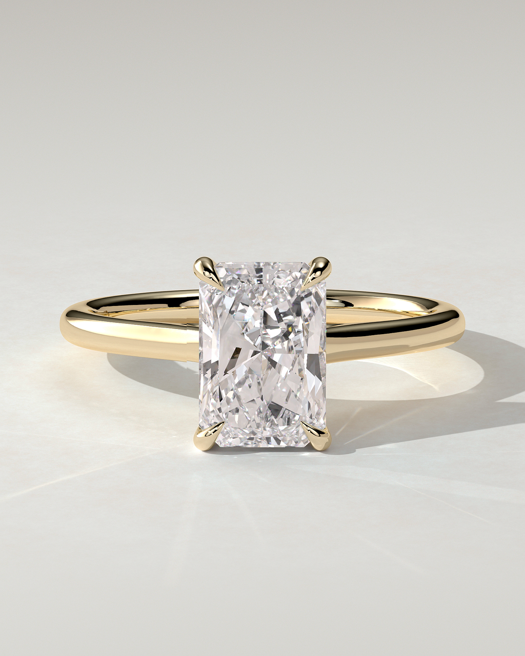 Melody Solitaire Radiant Ring