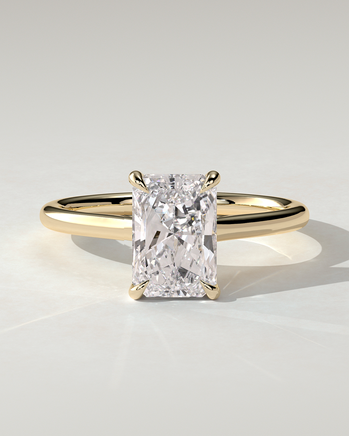 Melody Solitaire Radiant Ring