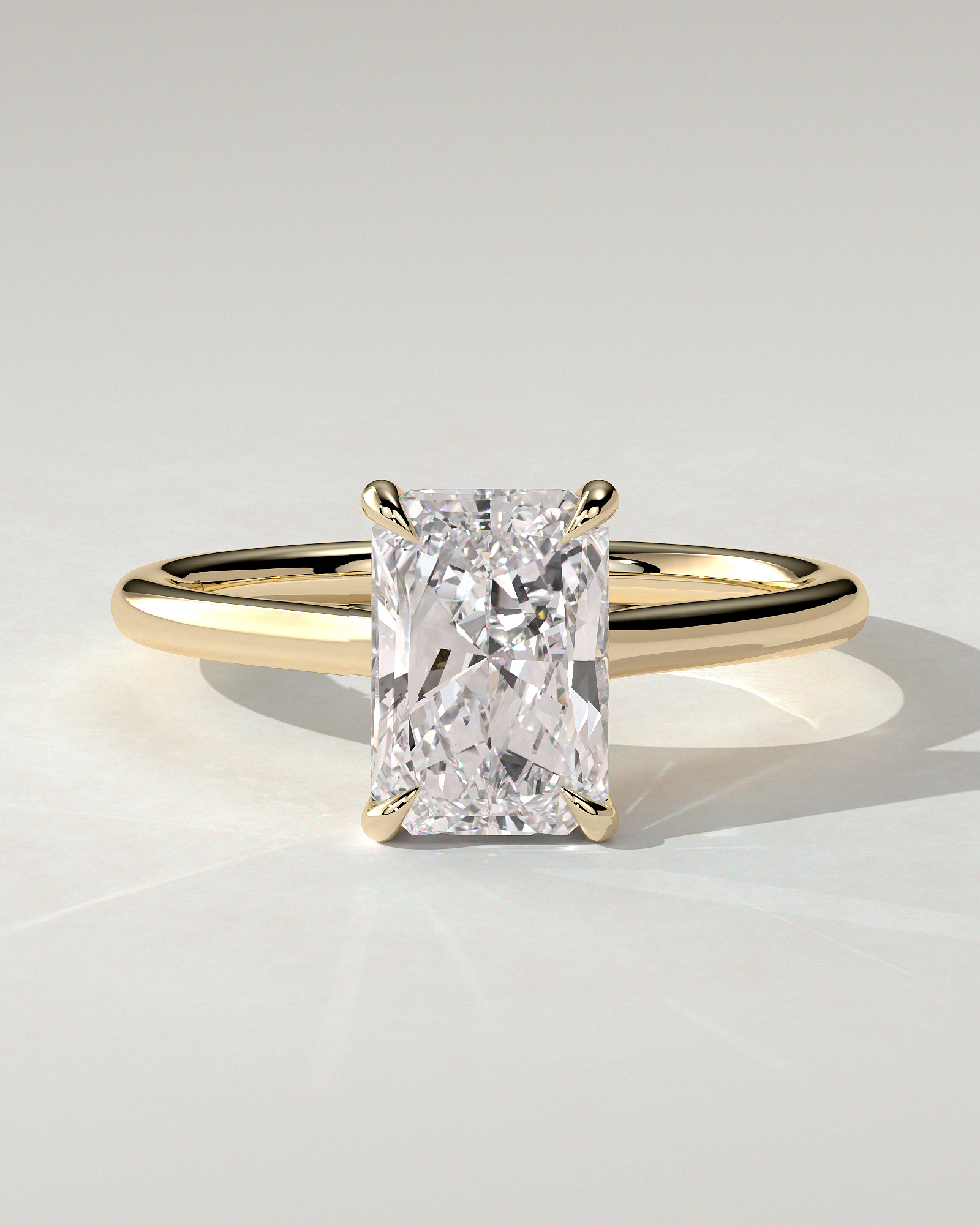 Melody Solitaire Radiant Ring