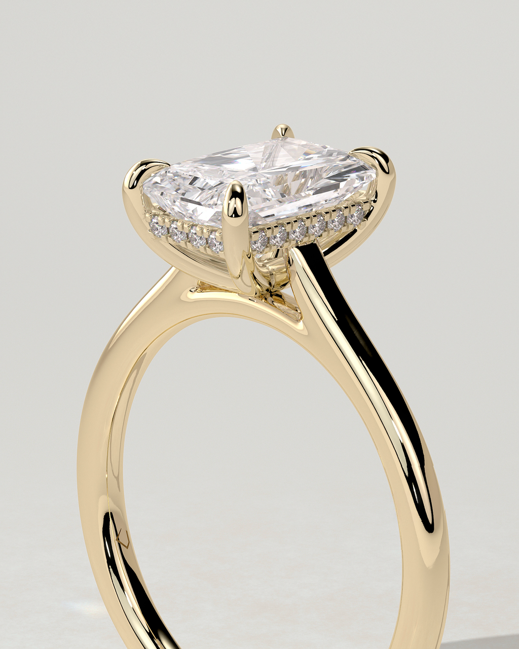 Melody Solitaire Radiant Ring