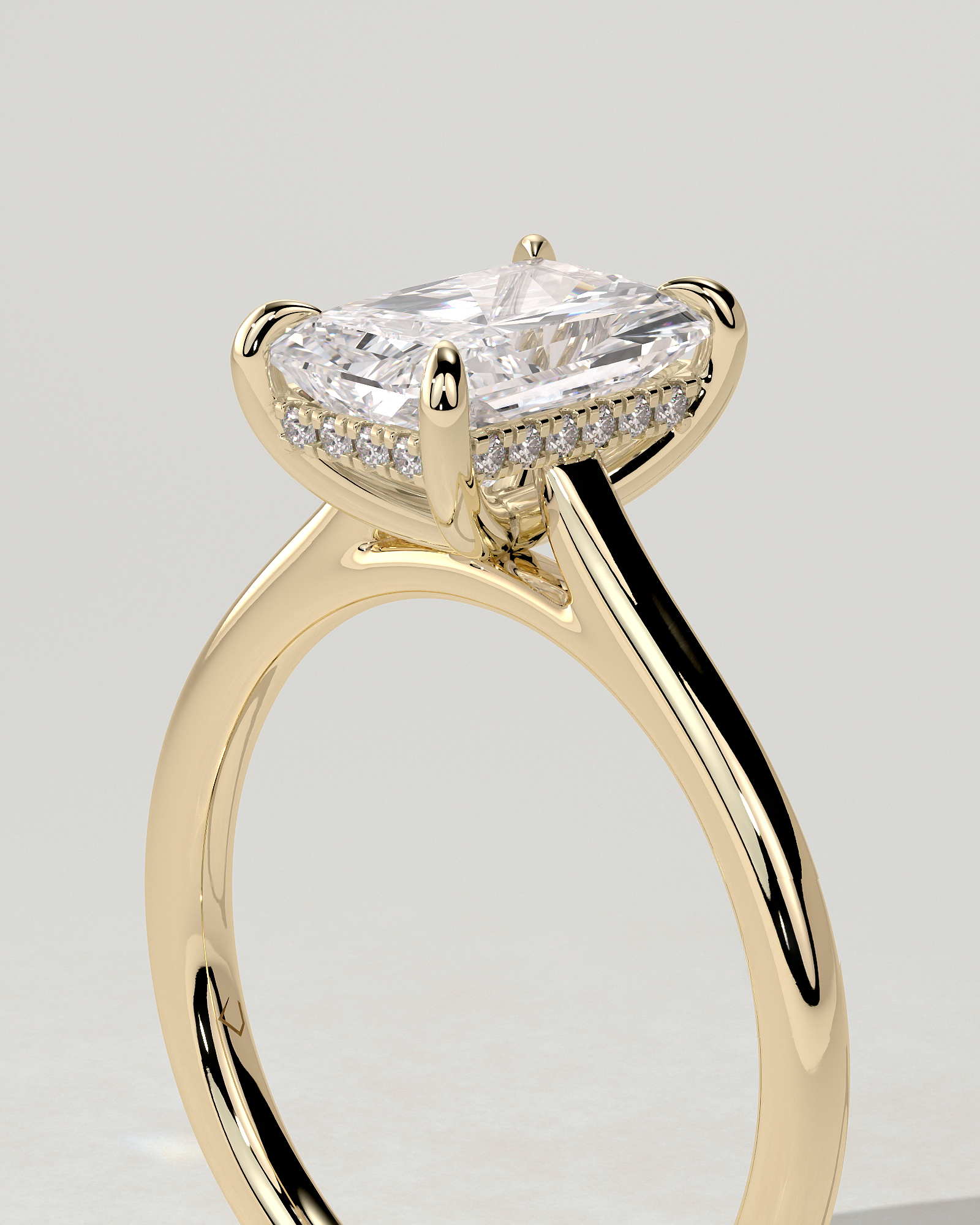 Melody Solitaire Radiant Ring