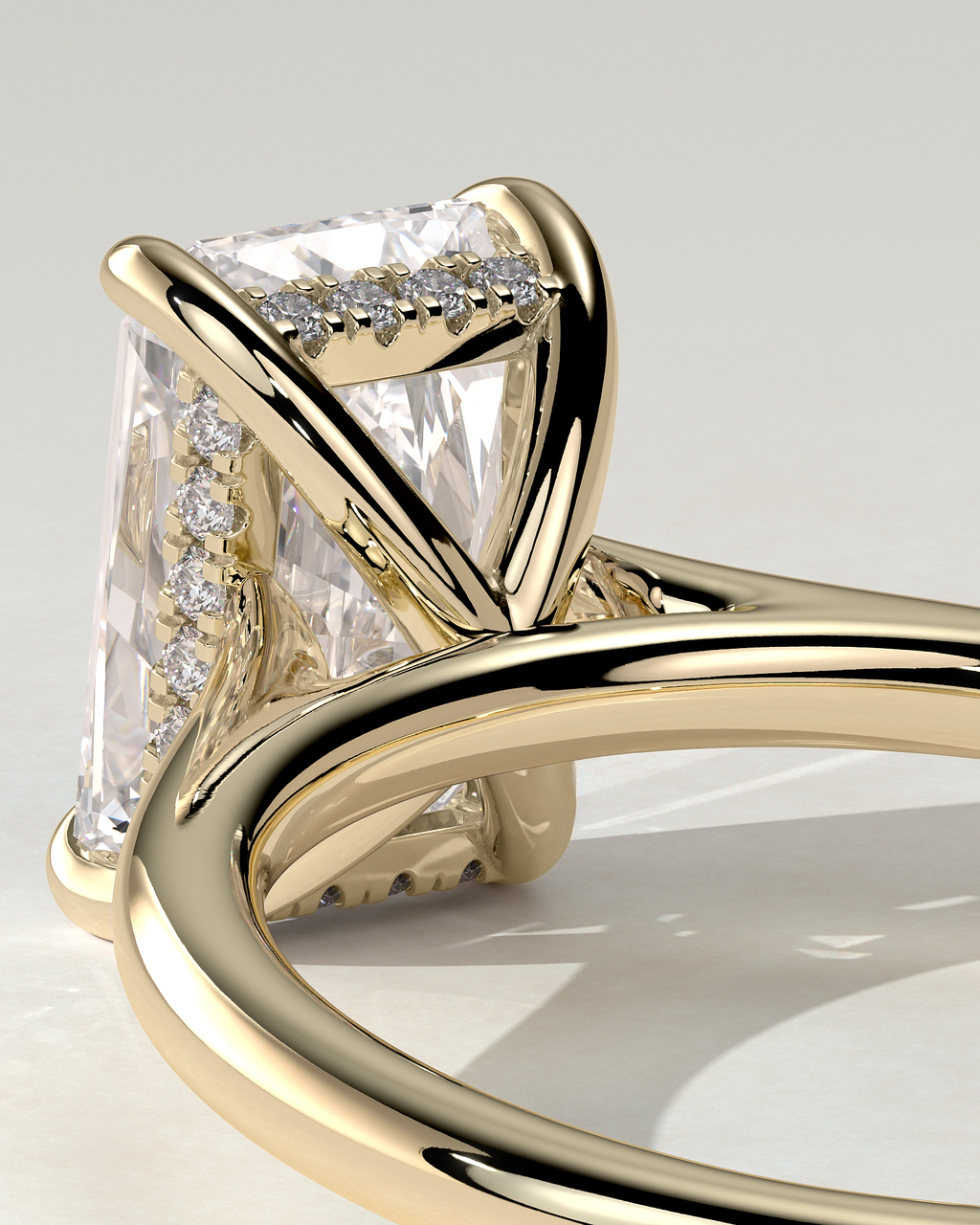 Melody Solitaire Radiant Ring