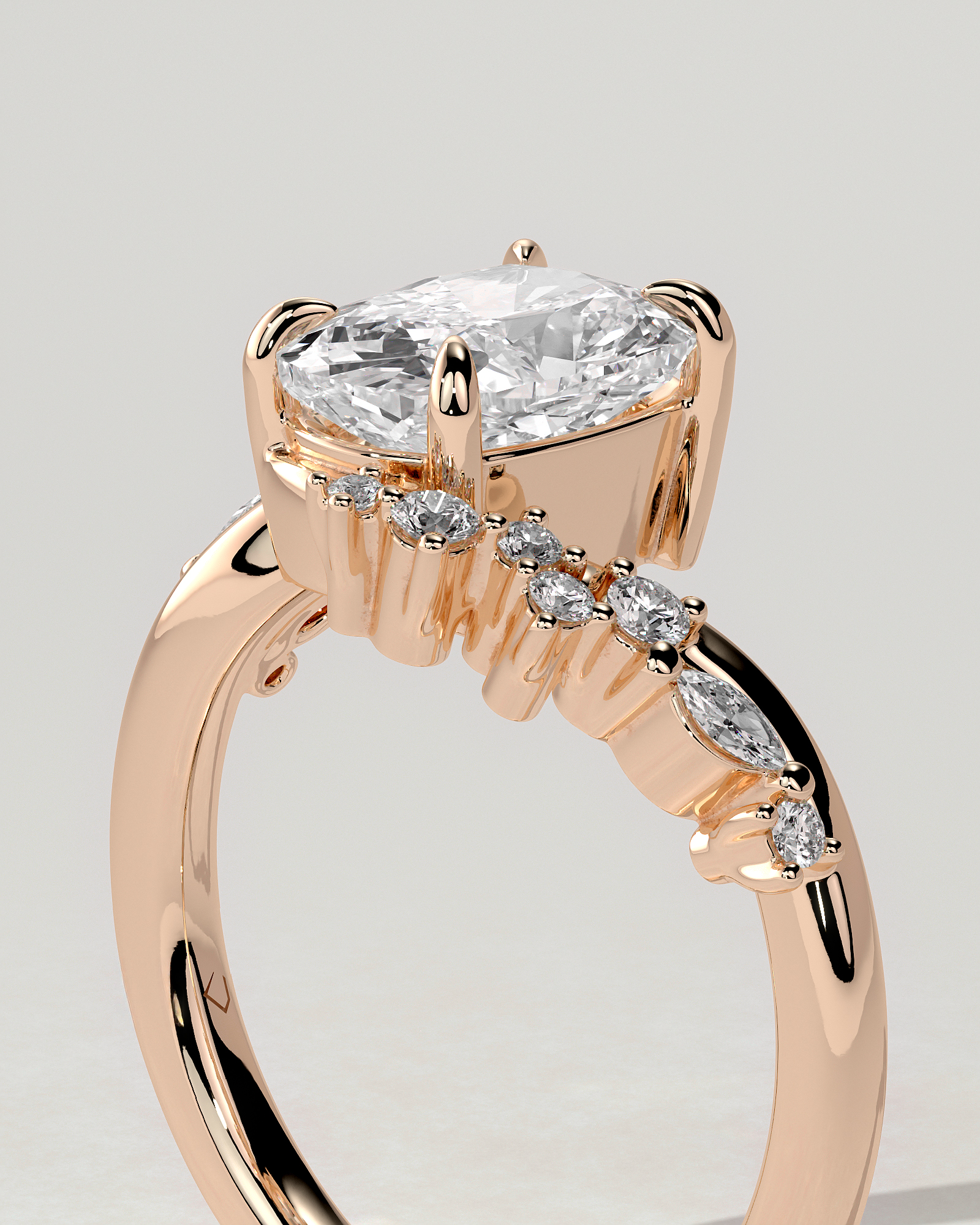Merida Solitaire Cushion Ring