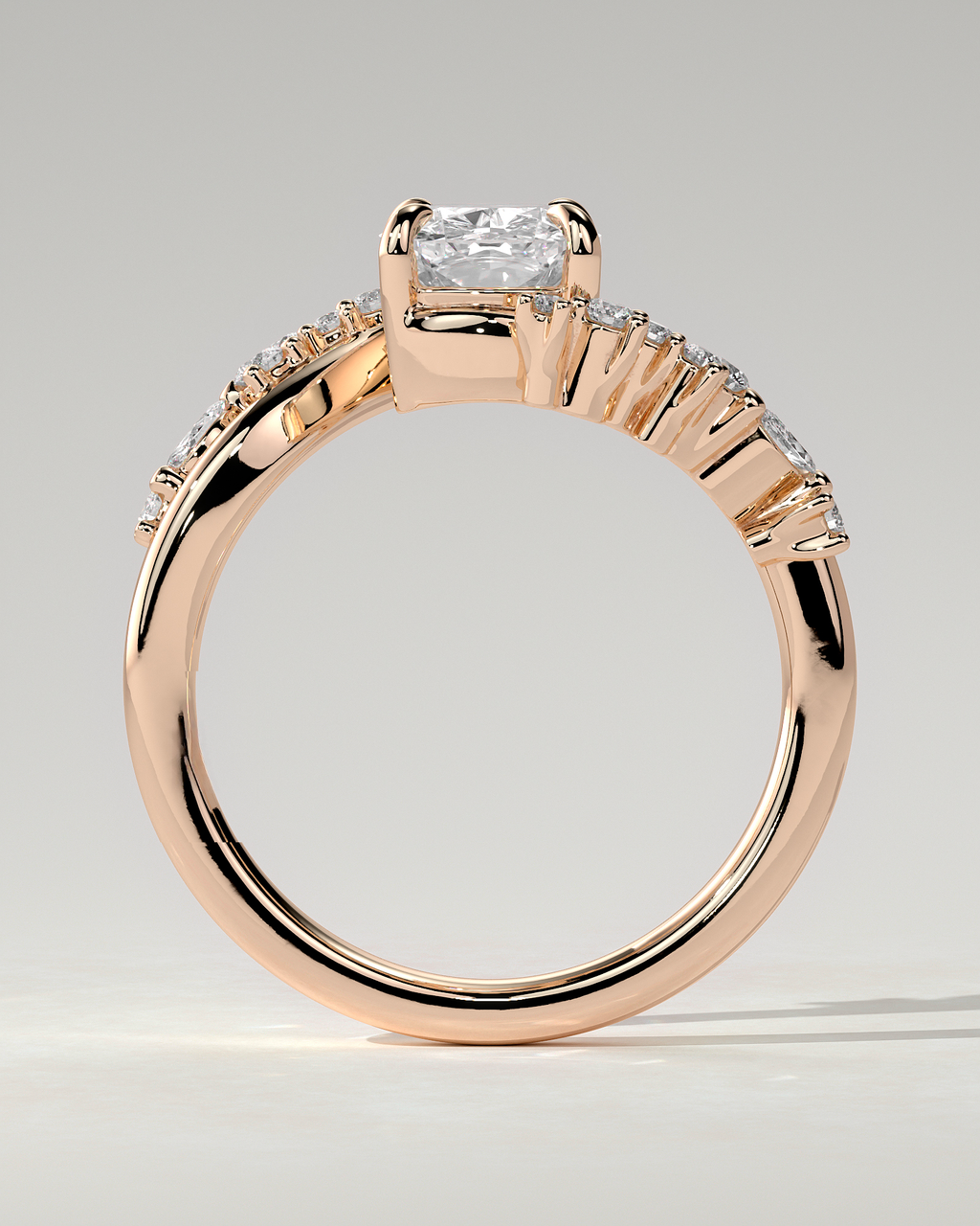 Merida Solitaire Cushion Ring