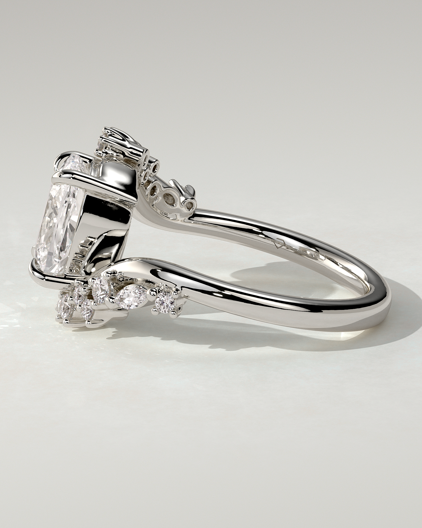 Merida Solitaire Cushion Ring