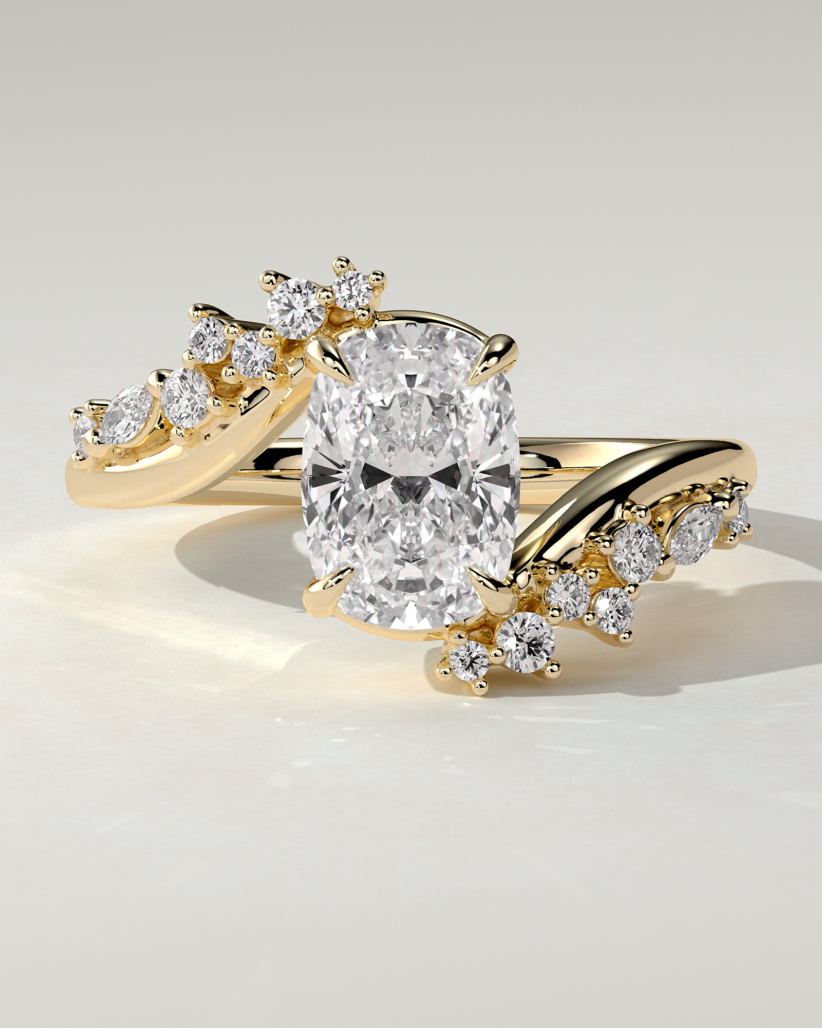 Merida Solitaire Cushion Ring