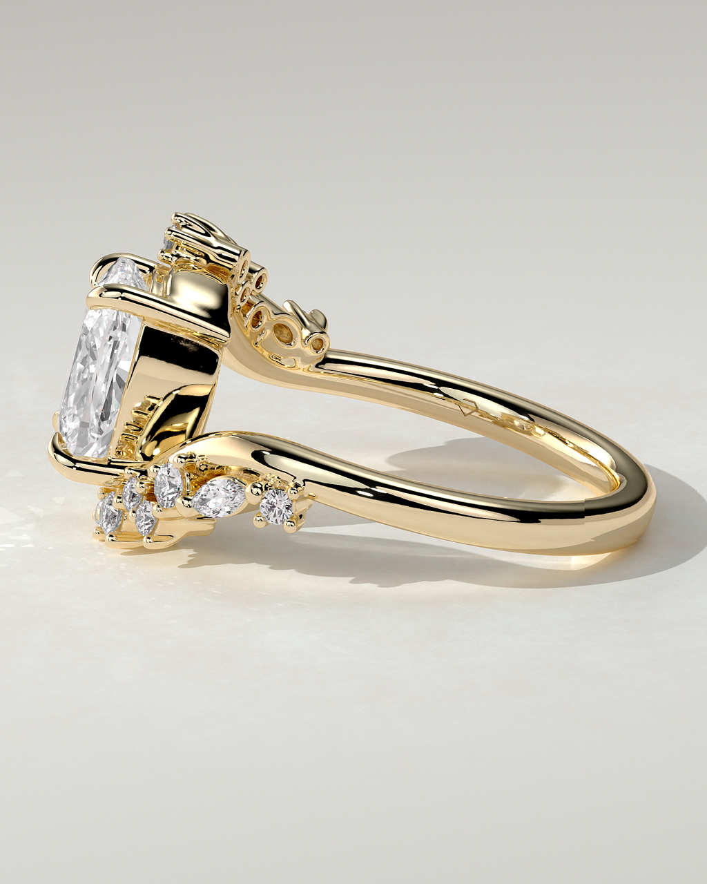 Merida Solitaire Cushion Ring