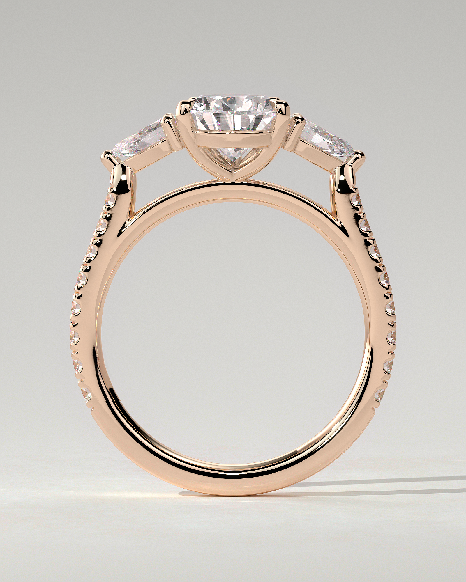 Mia Trilogy Pear Ring