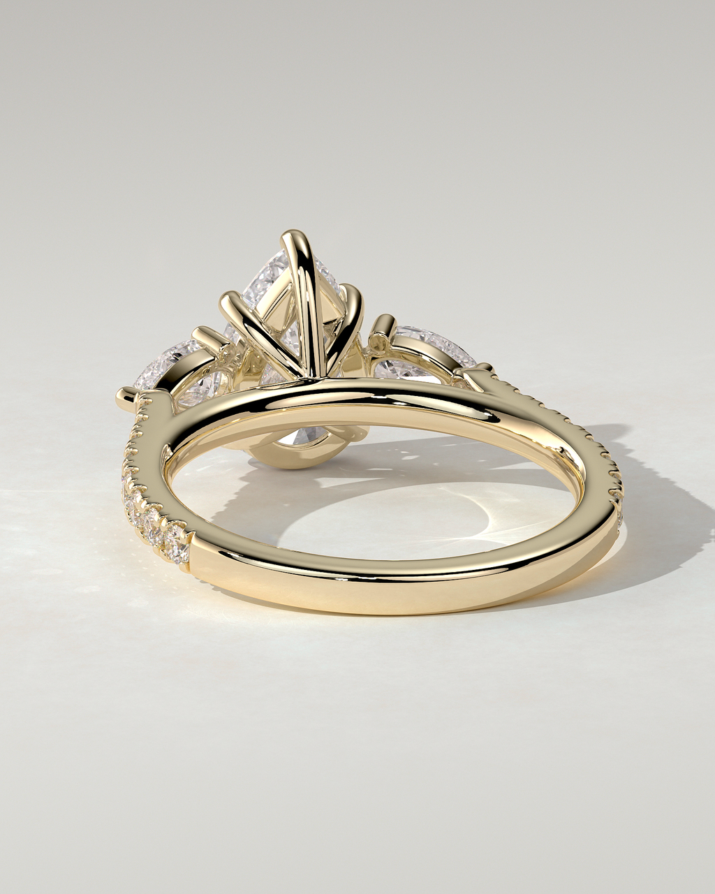 Mia Trilogy Pear Ring