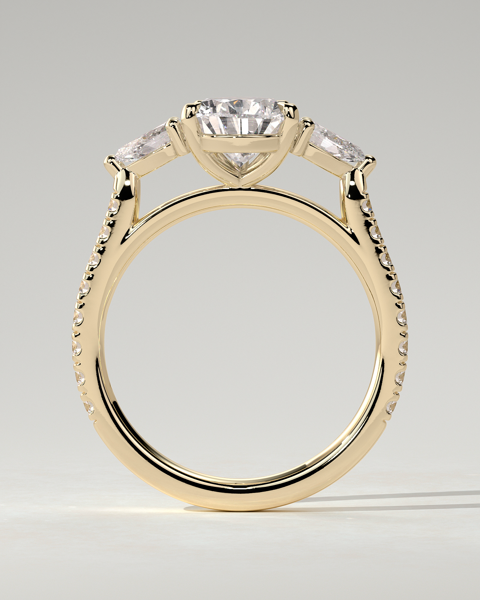 Mia Trilogy Pear Ring