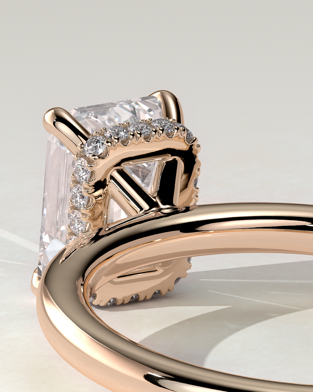 Miller Solitaire Emerald Ring