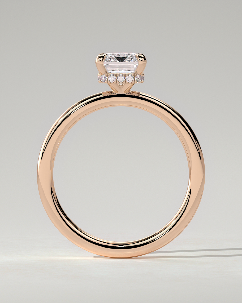 Miller Solitaire Emerald Ring