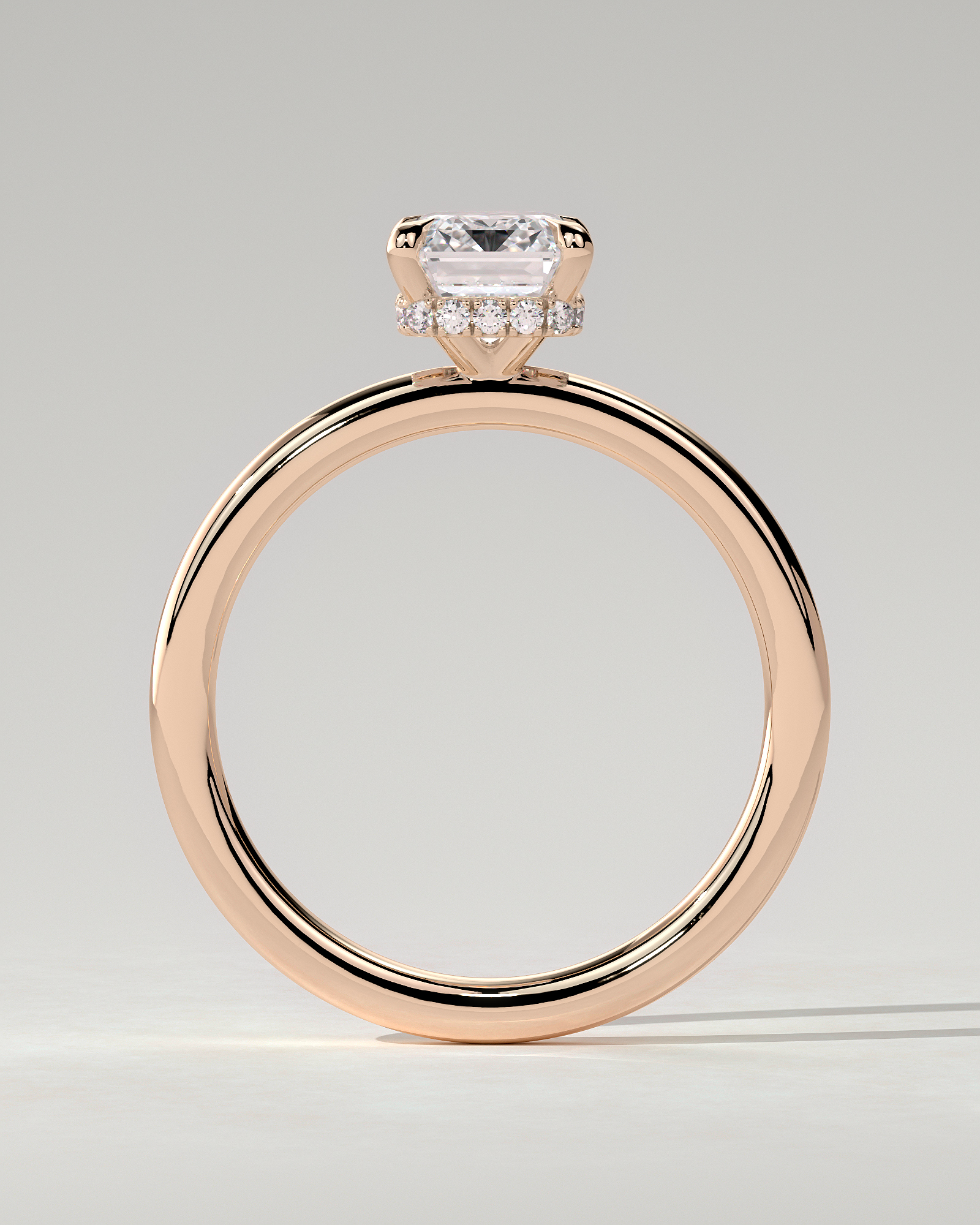 Miller Solitaire Emerald Ring