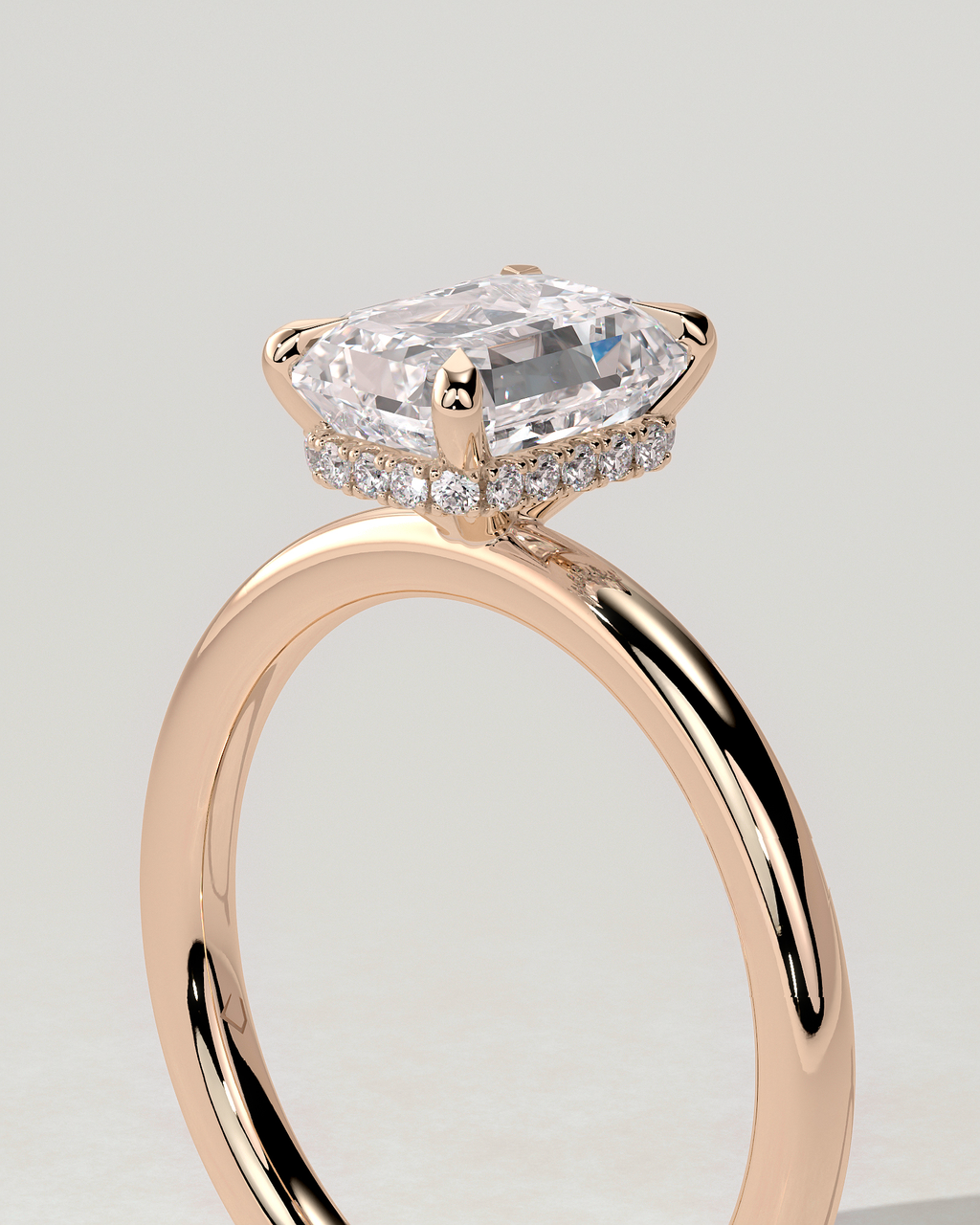 Miller Solitaire Emerald Ring