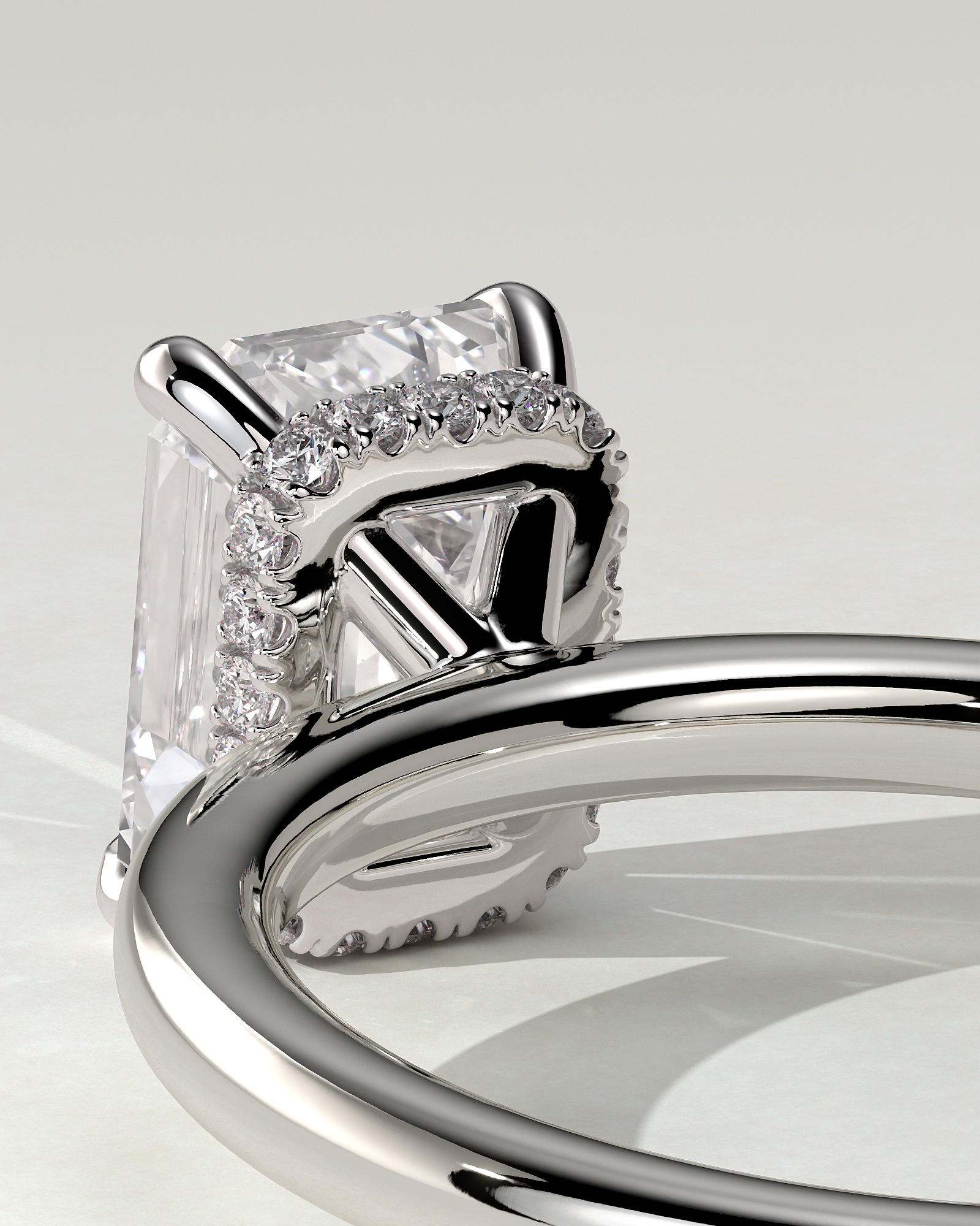 Miller Solitaire Emerald Ring